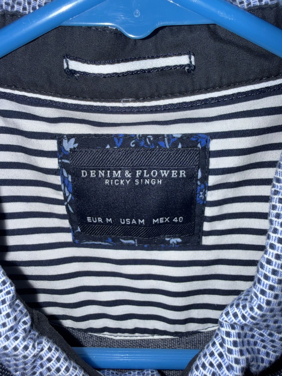 Denim & Flower Denim & Flower Blue Polo Size US M / EU 48-50 / 2 - 7 Thumbnail