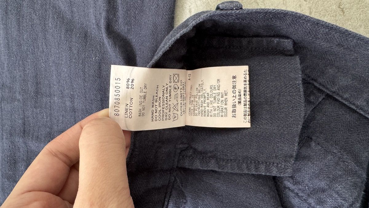 Nigel Cabourn NIGEL CABOURN Navy Work Pants Size 25" / US 0 / IT 36 - 6 Thumbnail