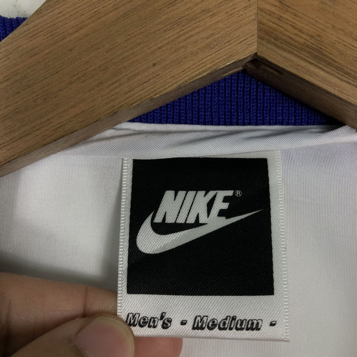 Nike 🔥90’s Bomber Jacket Nike Big Swoosh Size US M / EU 48-50 / 2 - 13 Thumbnail