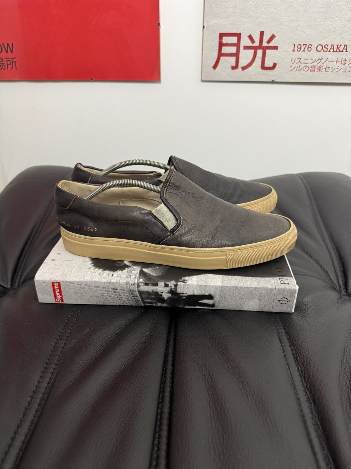 Common Projects Common Projects Low Leather Slip On Vintage Brown Casual Size US 9 / EU 42 - 1 Thumbnail