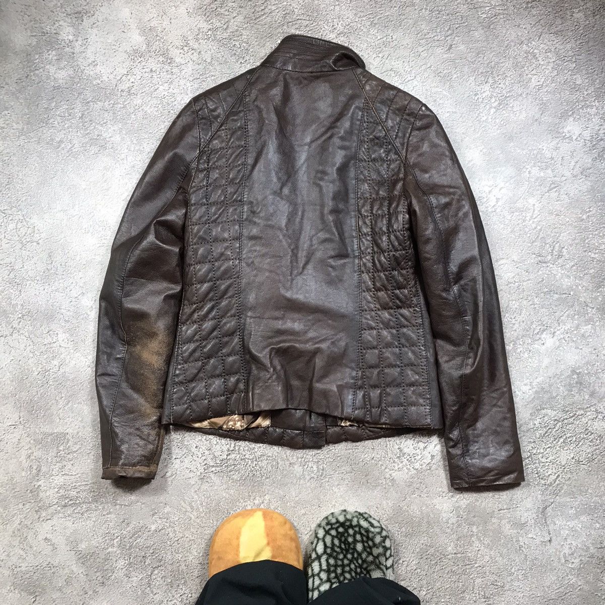 Vintage Vintage 90s Quilted Black Jacket Y2K Streetwear Distressed M Size M / US 6-8 / IT 42-44 - 6 Thumbnail