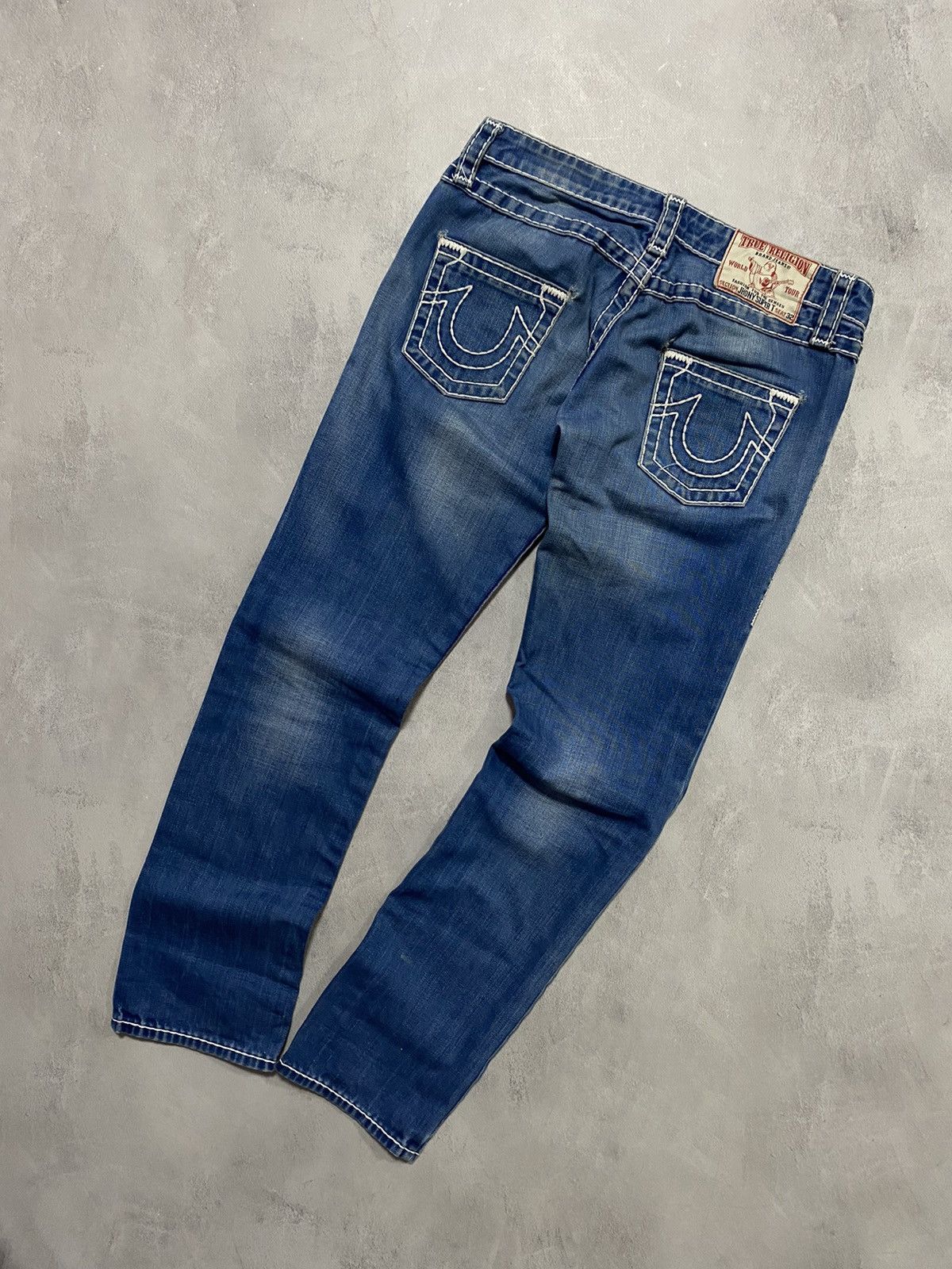 True Religion × Vintage Vintage Jeans Pants True Religion Jhony Super T SLIM-FIT /32 Size US 32 / EU 48 - 1 Thumbnail