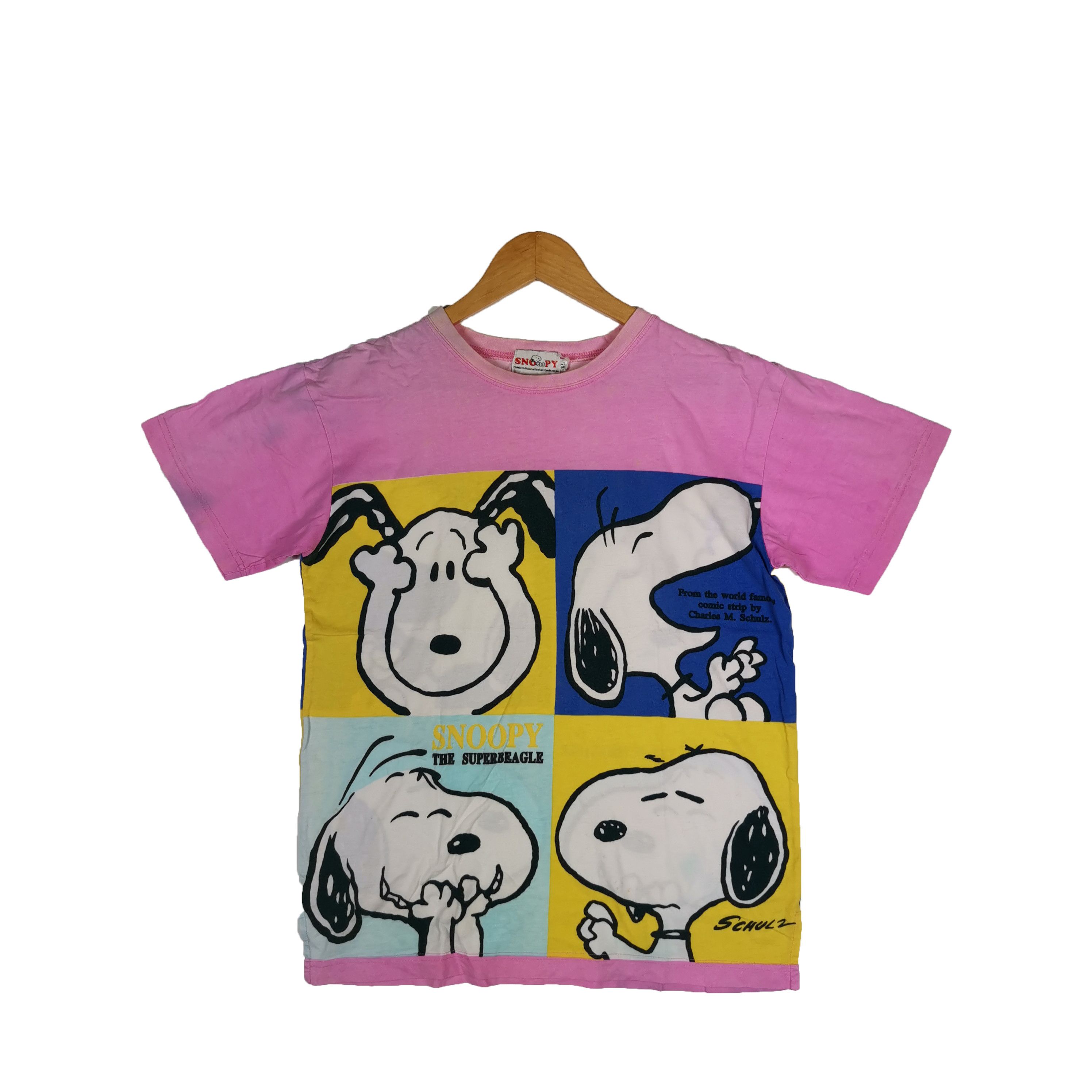Anime Vintage 90s Snoopy T-Shirt Cartoon Anime Movie Crewneck Tees Size US S / EU 44-46 / 1 - 2 Thumbnail