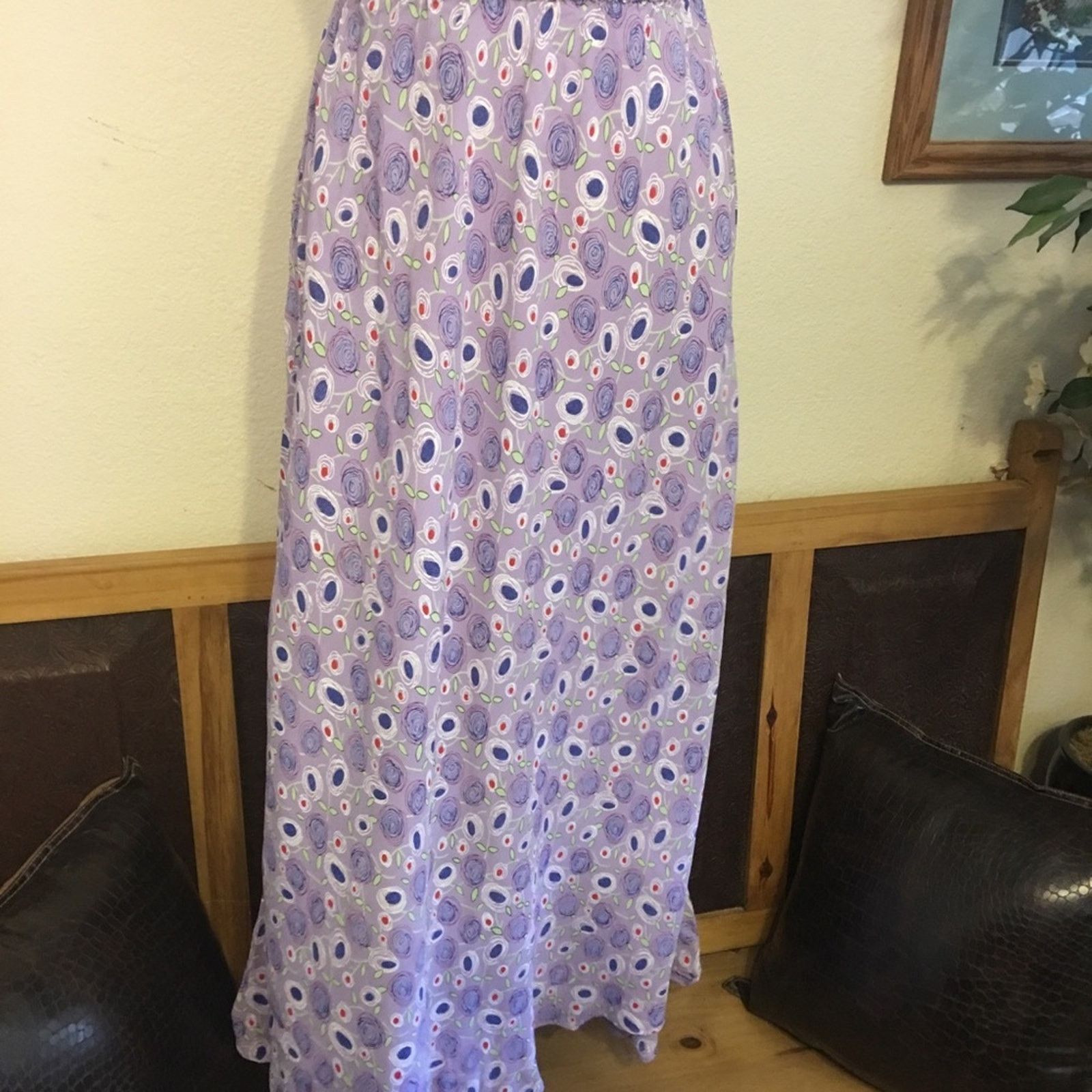 Other Karma brand colorful elastic waist maxi skirt S Size 24" / US 00 / IT 34 - 3 Thumbnail