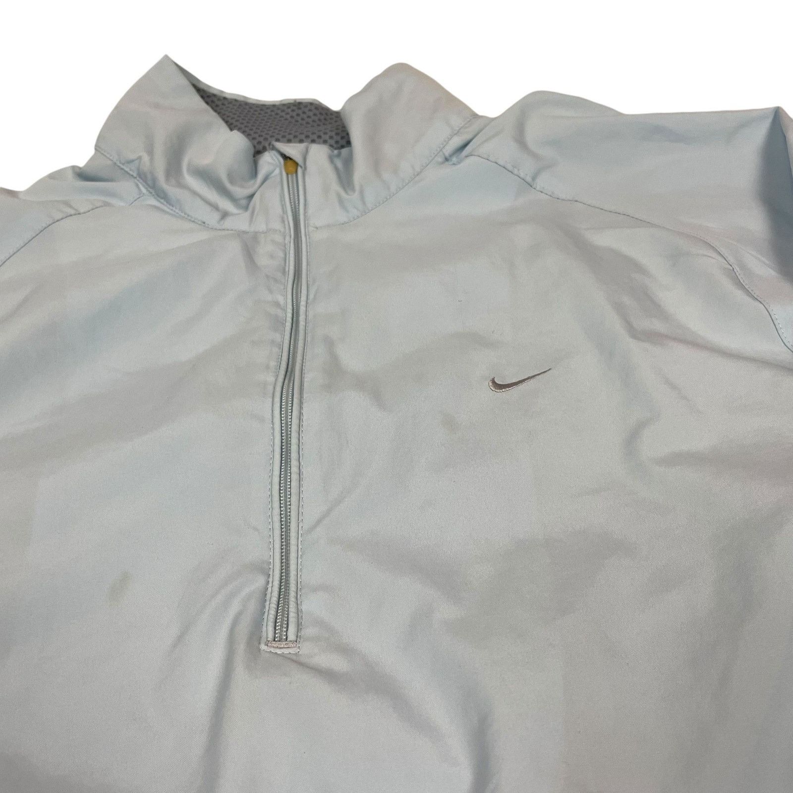 Nike × Vintage Nike Men's Blue Swoosh Mock Neck Long Sleeve Jacket Large Size US L / EU 52-54 / 3 - 2 Thumbnail