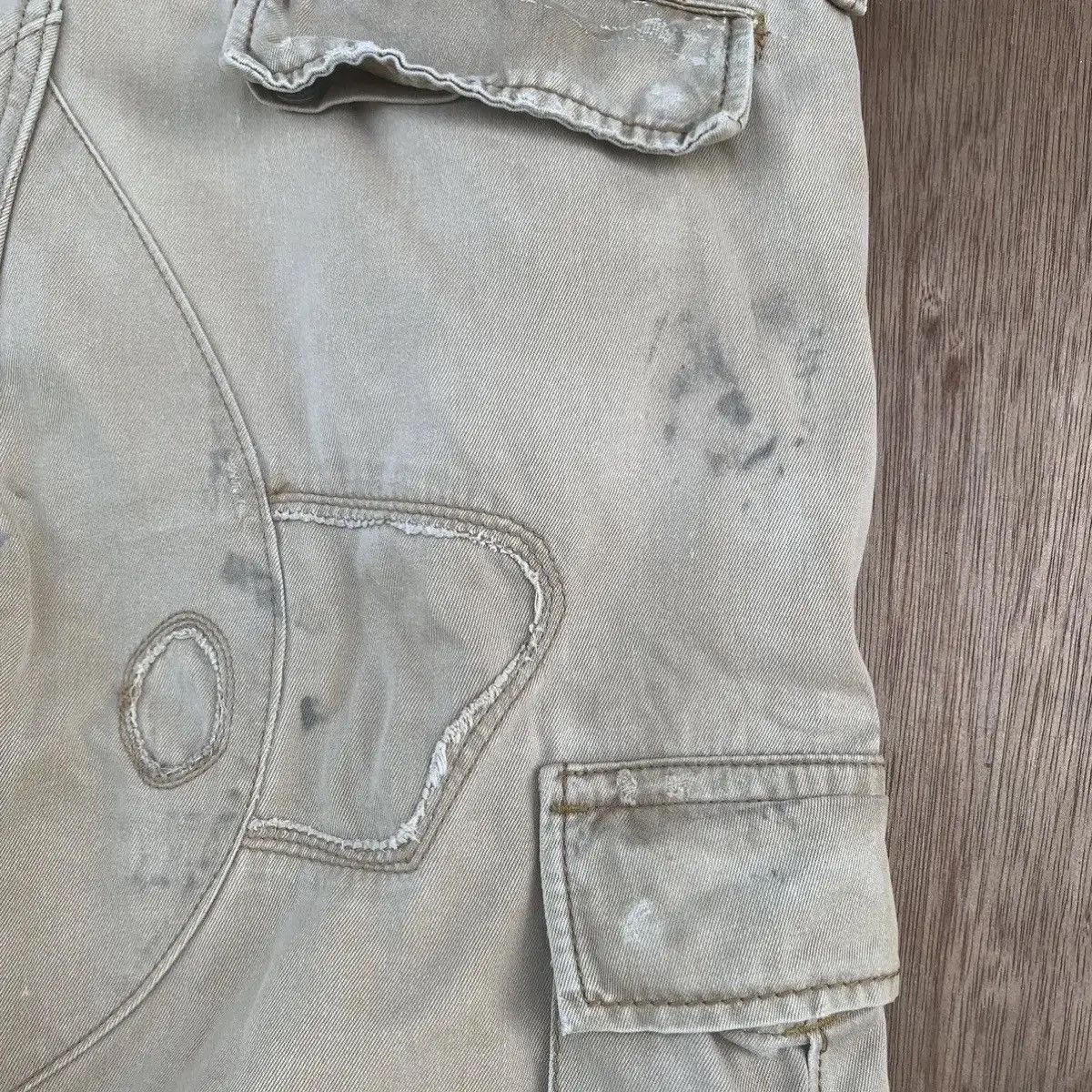 Vintage RUSTY DIRTY ‼️ VINTAGE BIG JOHN TROUSERS FADED COMBAT CARGO Size US 34 / EU 50 - 15 Thumbnail