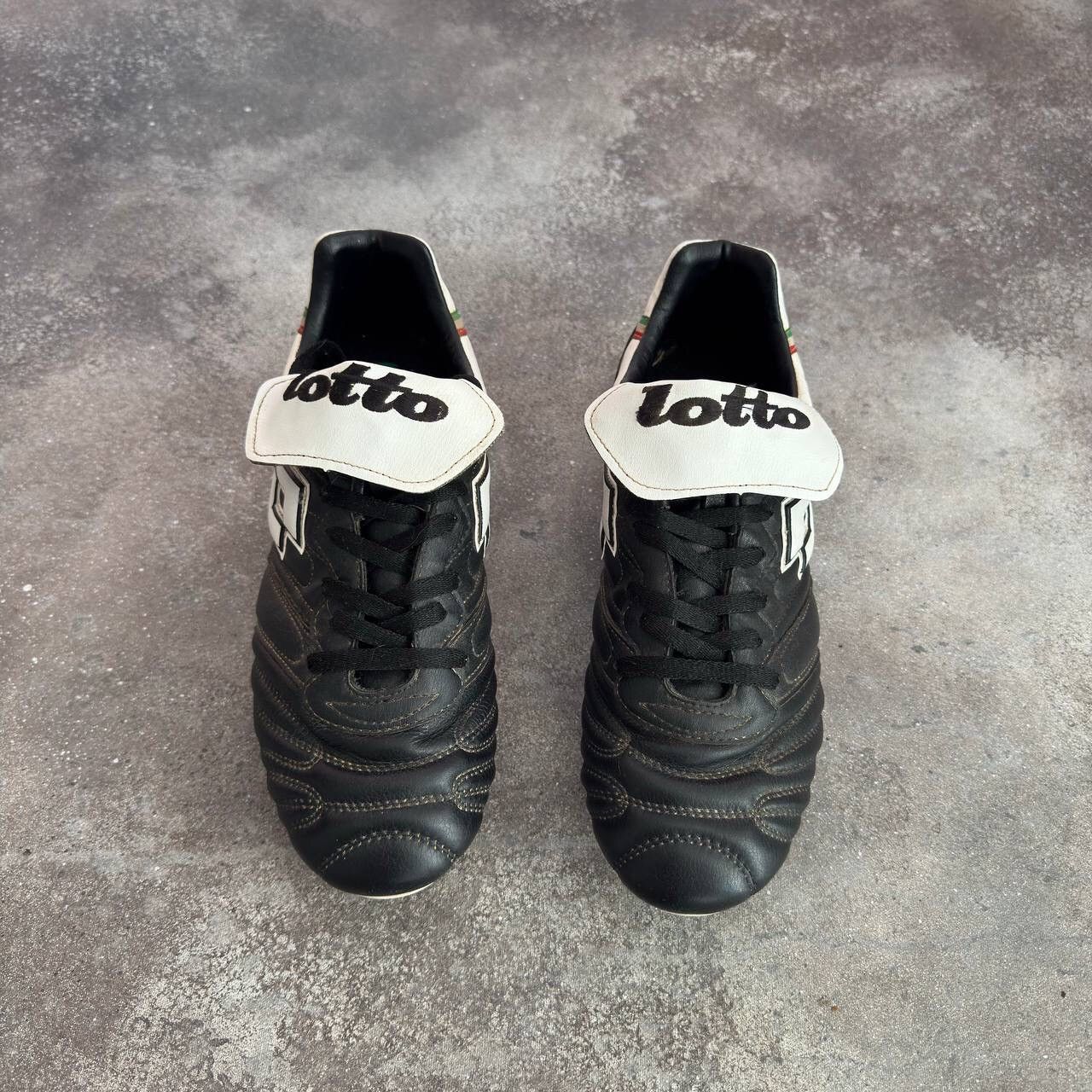 Lotto Sport × Vintage Lotto 90s Vintage Retro Leather Football Boots Soccer Cleats Size US 10.5 / EU 43-44 - 3 Thumbnail