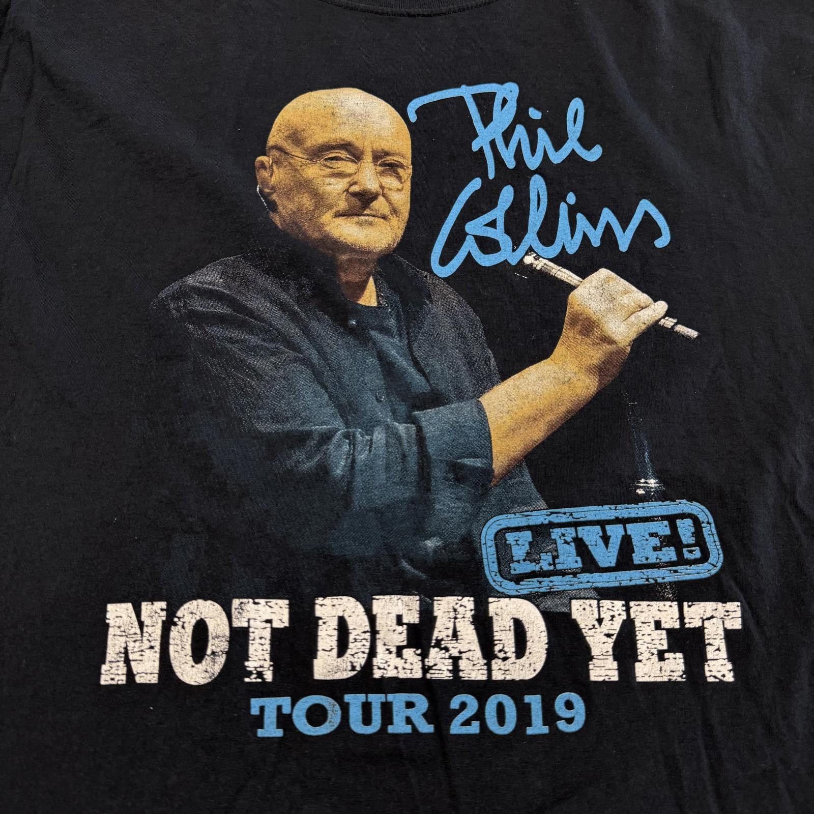 Fruit Of The Loom Phil Collins Not Dead Yet Concert Tour 2019 T-Shirt XL Size US L / EU 52-54 / 3 - 2 Thumbnail
