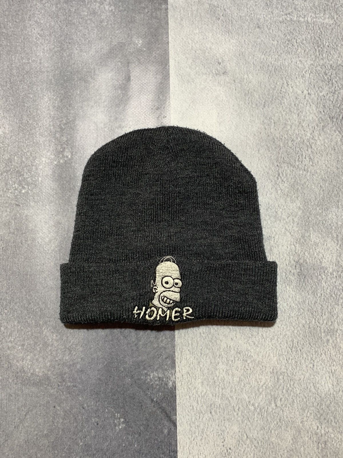 Japanese Brand × The Simpsons × Vintage Vintage 90sThe Simpson’s Homer big logo beanie hat Size ONE SIZE - 1 Thumbnail