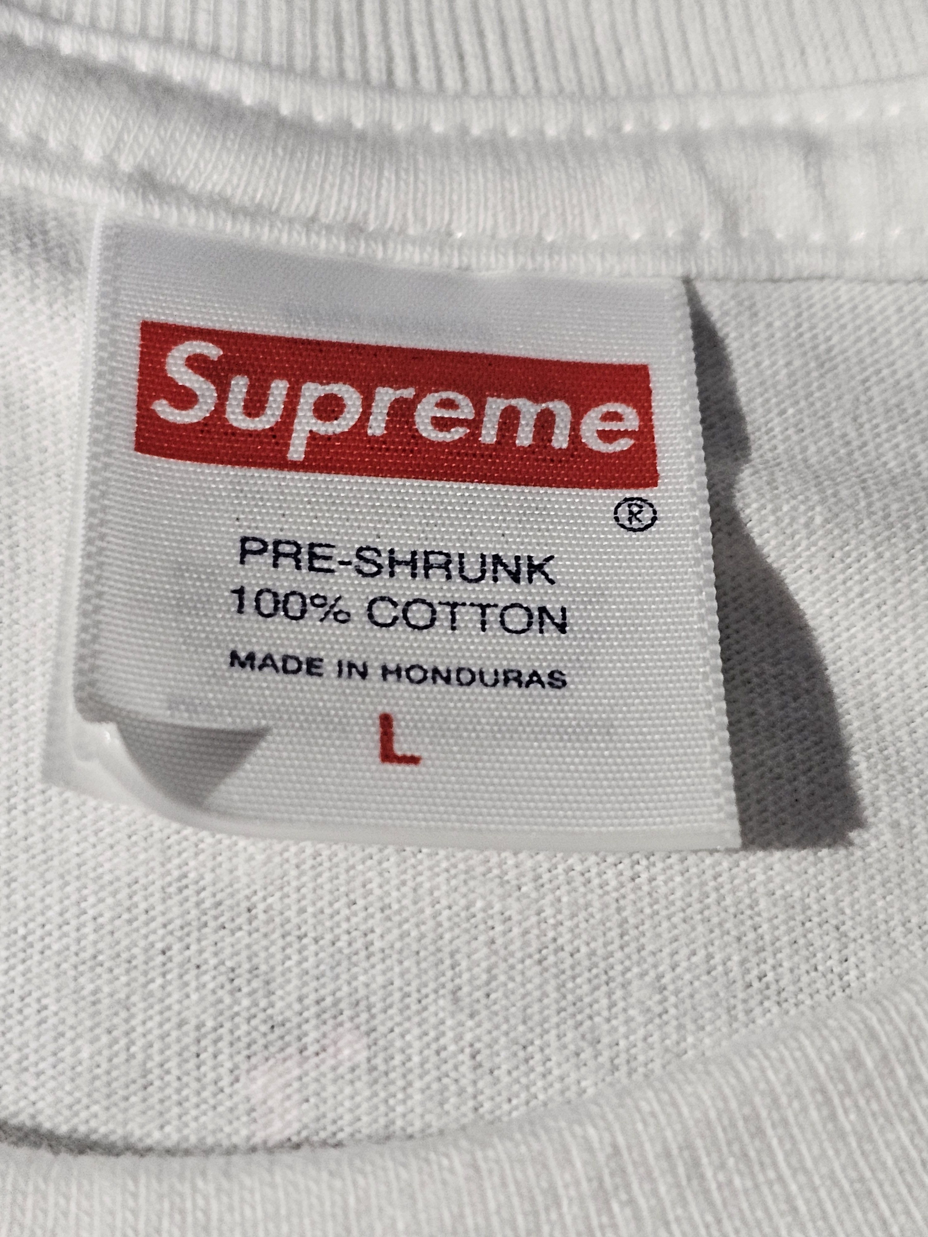 Supreme Supreme Tag tee Size US L / EU 52-54 / 3 - 3 Thumbnail