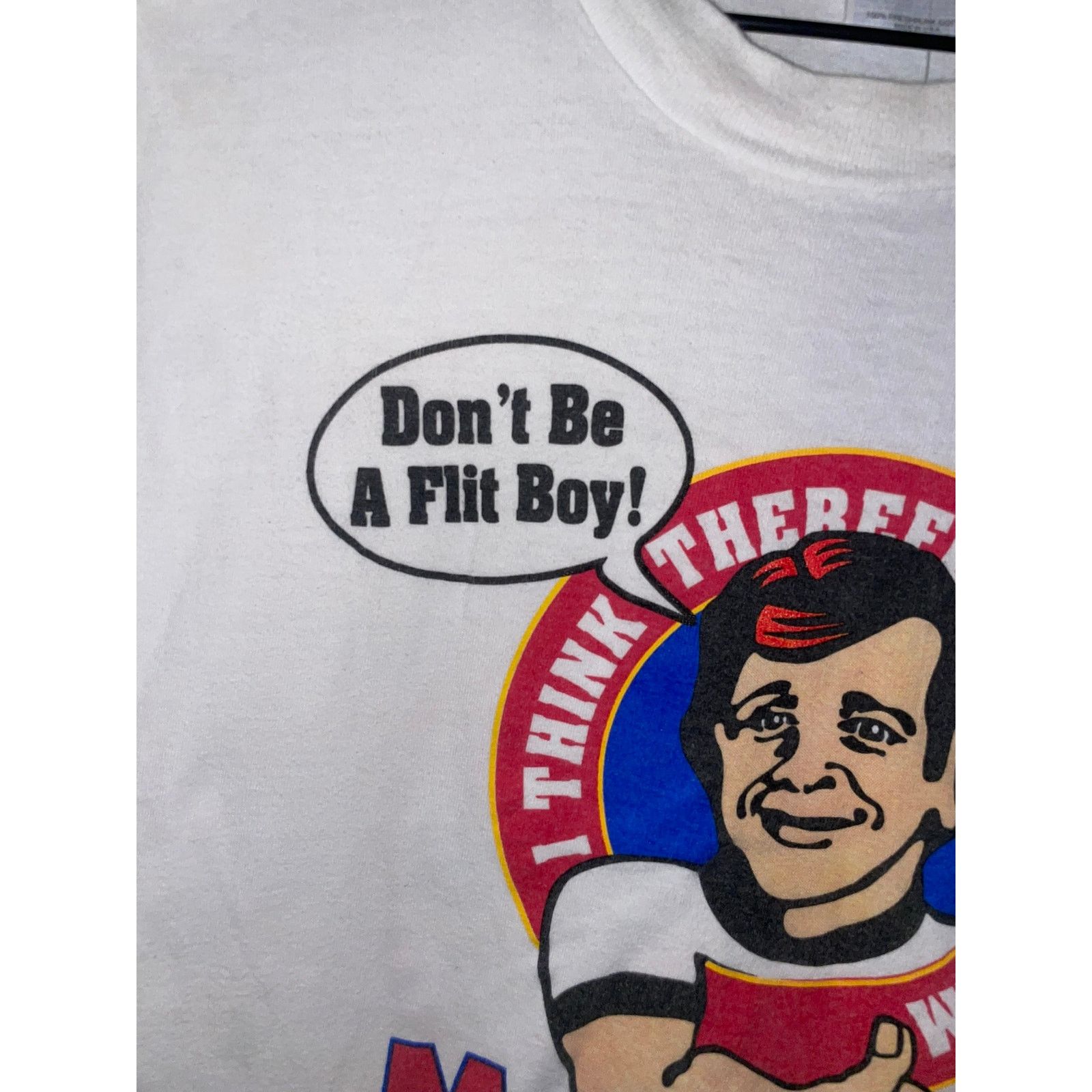 Hanes 90s Vintage Mr Manly Shirt Tour No Flit Boys Comedy Radio XL Size US XL / EU 56 / 4 - 3 Thumbnail