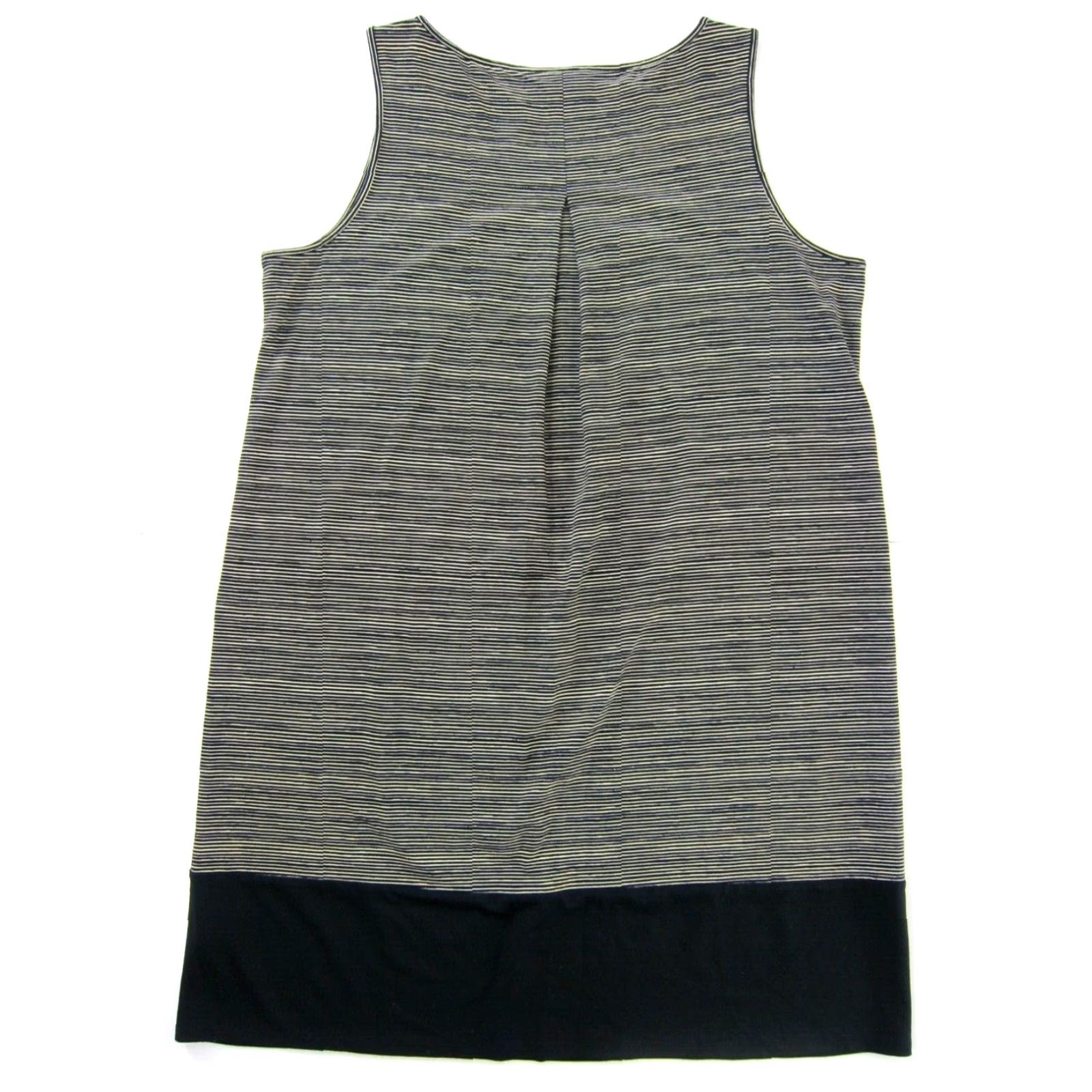 J. Jill J.Jill Wearable Collection Ivory Black Stripe Stretch Tunic Tank Dress L Petite Size L / US 10 / IT 46 - 2 Thumbnail