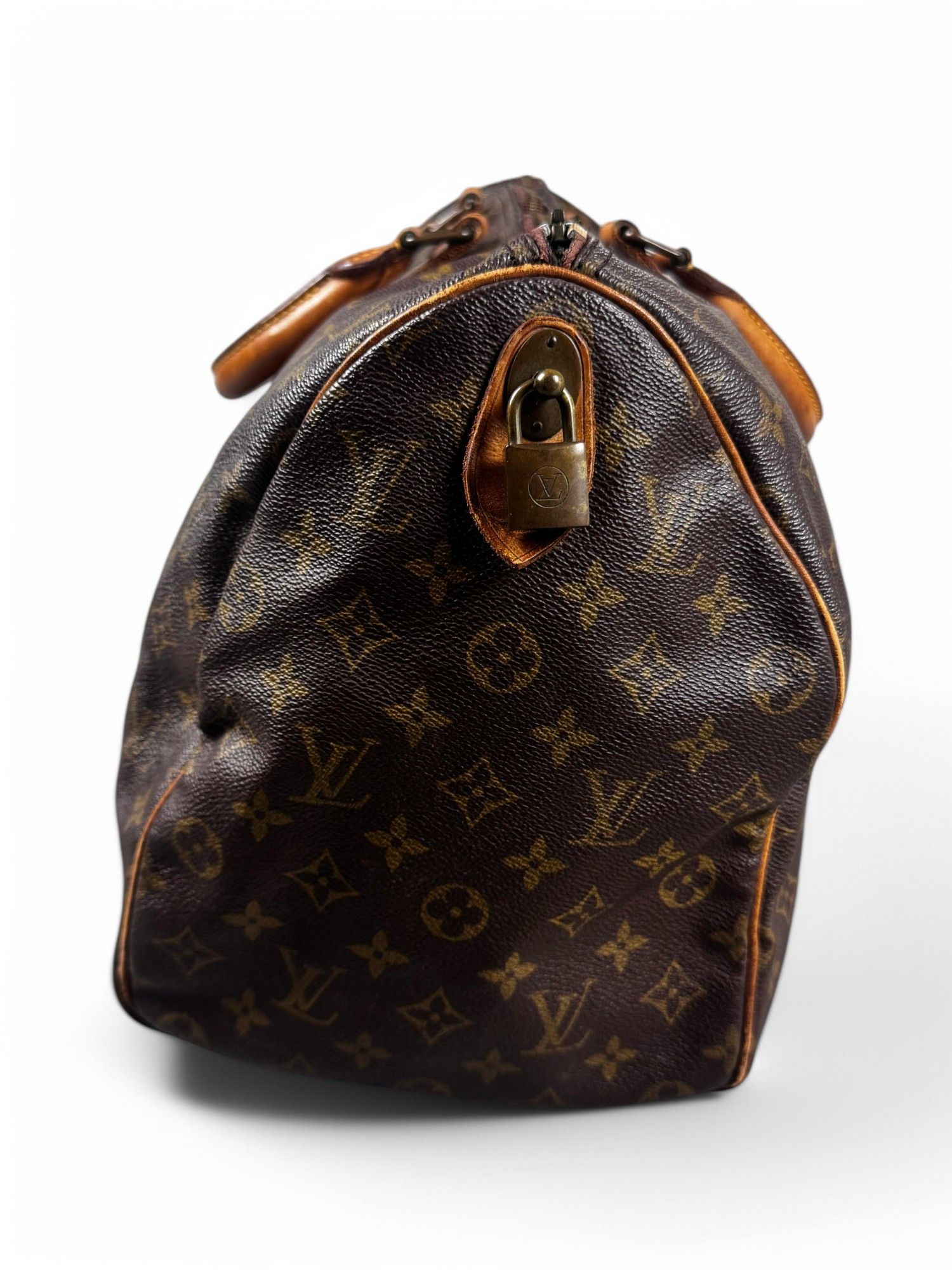Louis Vuitton Louis Vuitton - Keepall 50 Boston Brown Leather Luggage Size ONE SIZE - 3 Thumbnail