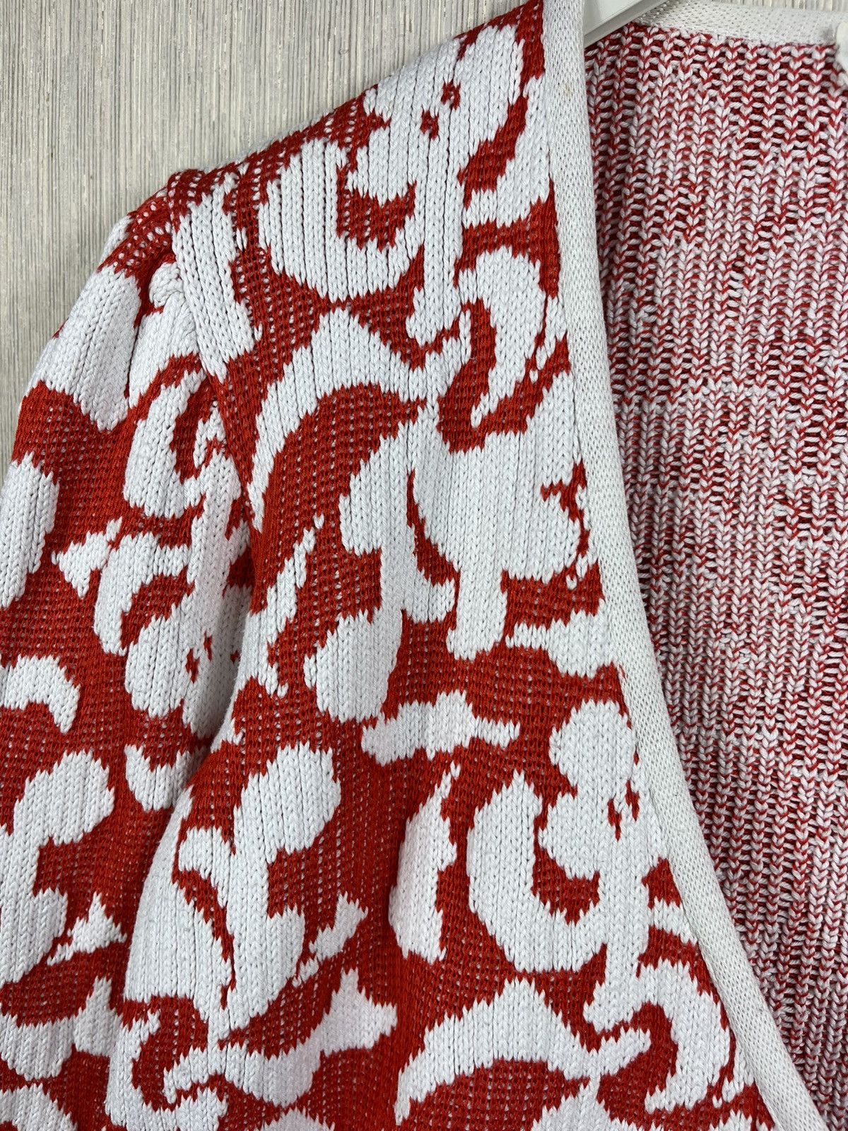 Givenchy Vintage Givenchy knitwear double-breasted floral cardigan Size M / US 6-8 / IT 42-44 - 8 Thumbnail