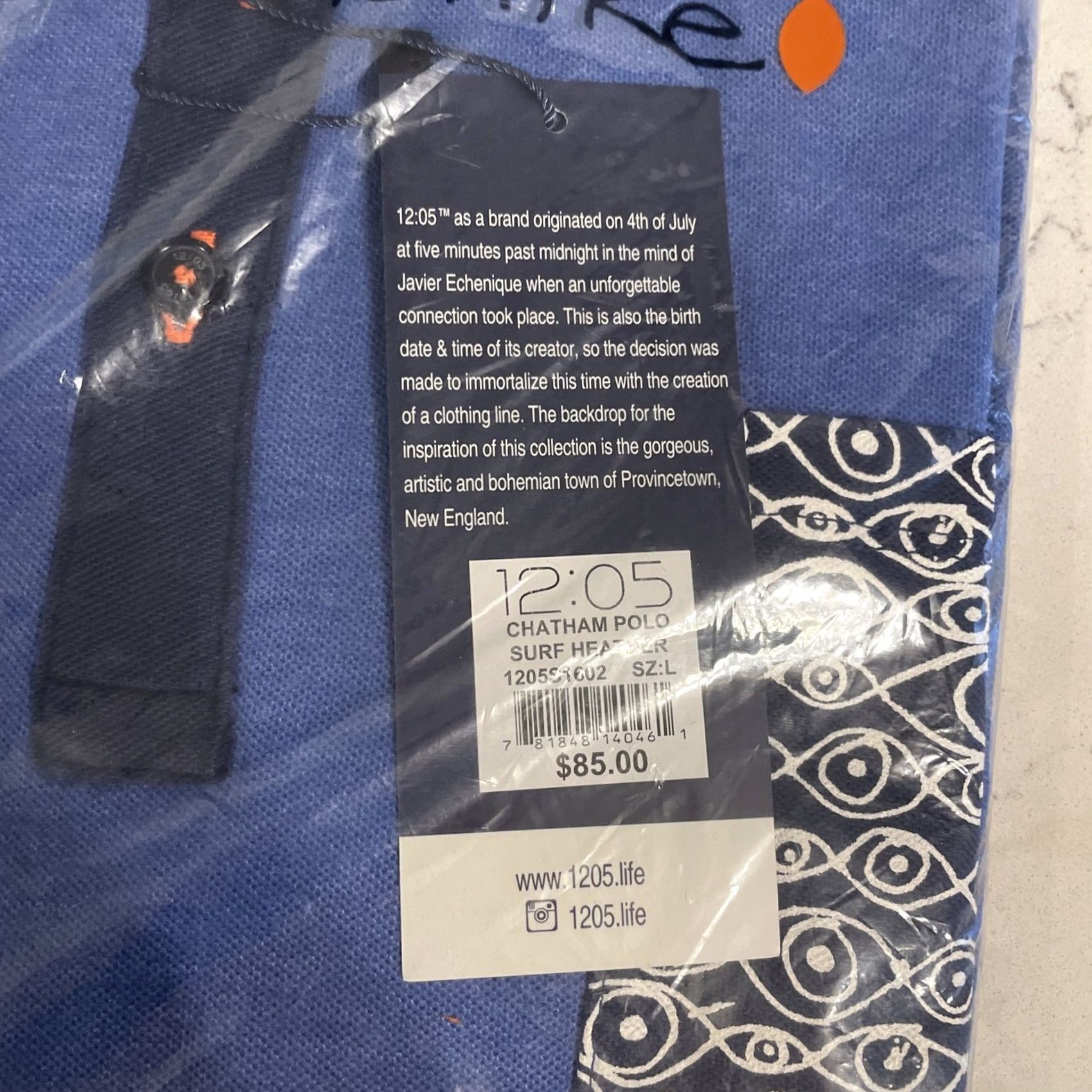 Vintage Nike Polo Shirt Men Large Grey Blue Eye Pocket NWT 12:05 PTOWN Surf Heather Collared Navy/Blue 95% cotton 5% Spandex Regular Fit Size US L / EU 52-54 / 3 - 4 Thumbnail