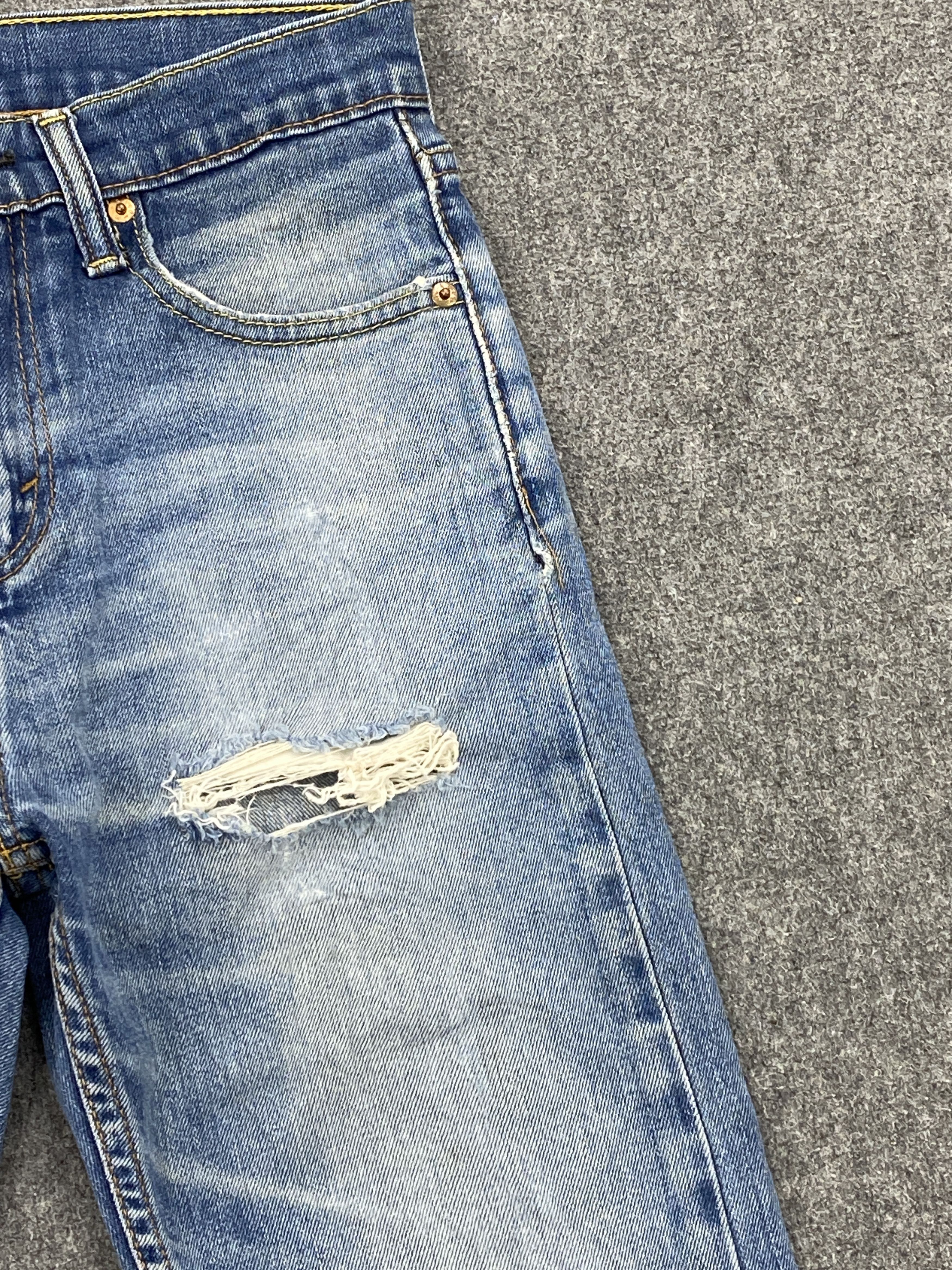 Levi's Vintage Levi's 510 Distressed Skinny Jeans DP2691 Size US 28 / EU 44 - 11 Thumbnail
