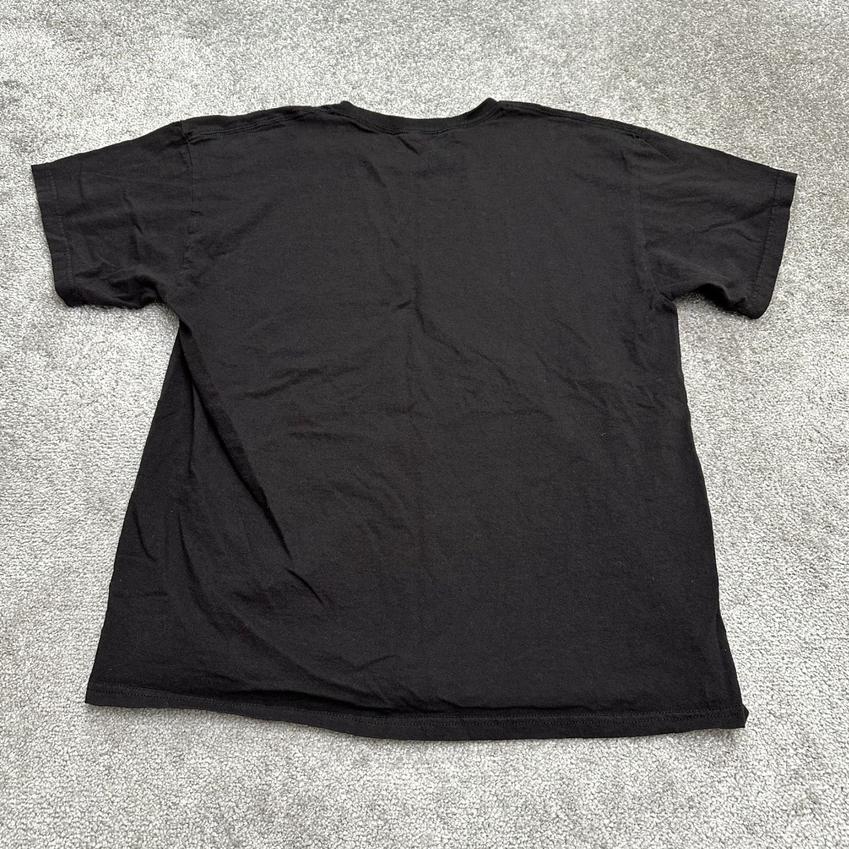 Vintage Alstyle Heavyweight T-Shirt Men XL Black Crew Neck Short Sleeve Cotton Shirt Regular Everyday Classic Mens Size US XL / EU 56 / 4 - 2 Thumbnail