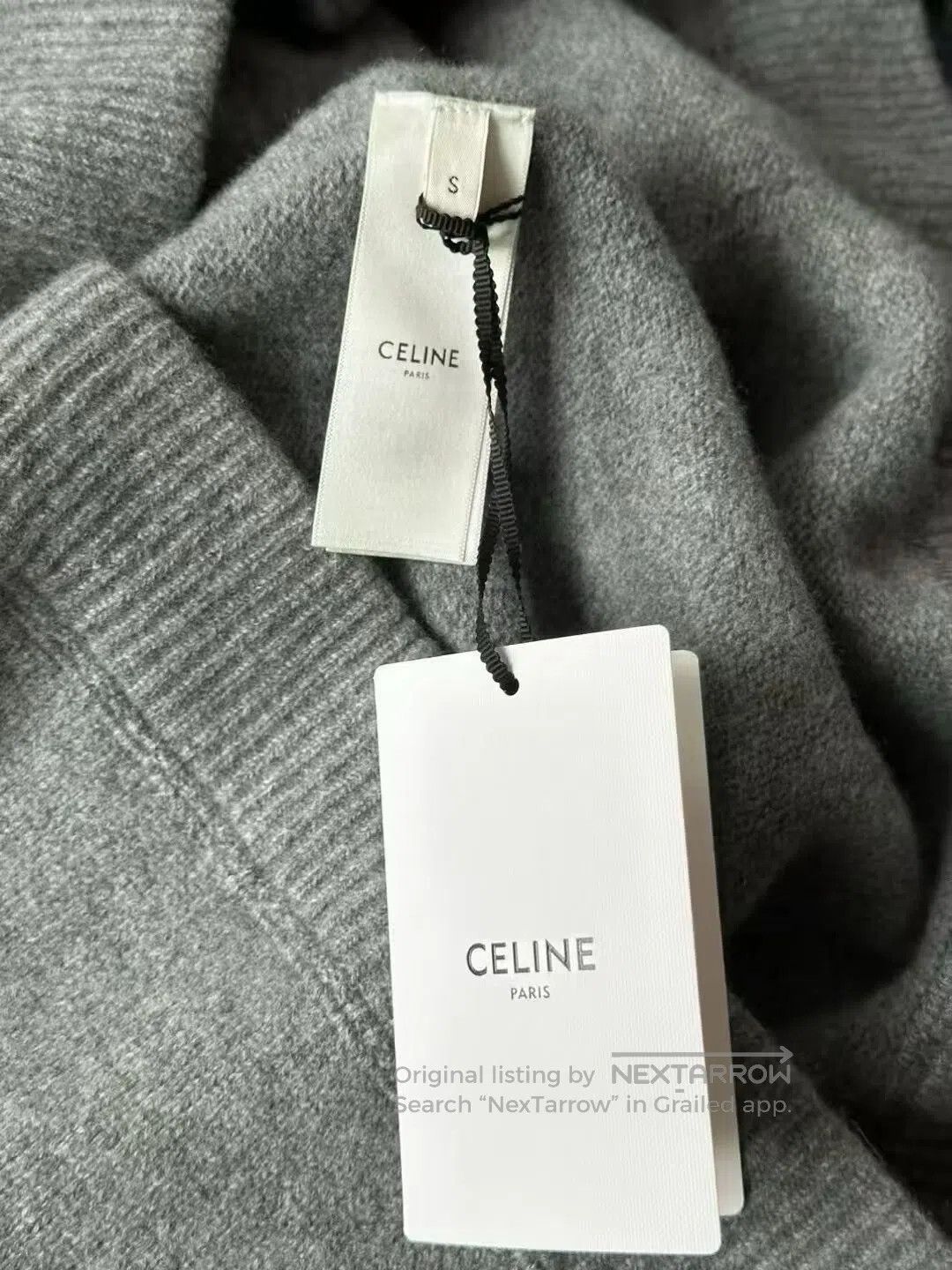 Celine Celine Cashmere Drawstring Zipper Hoodie. Size US S / EU 44-46 / 1 - 4 Thumbnail