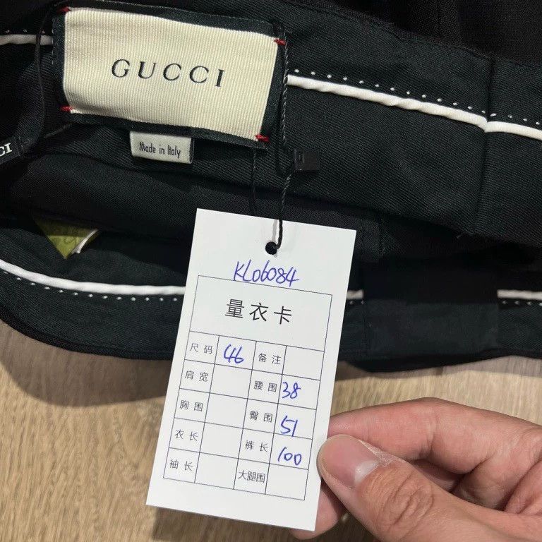 Gucci Gucci Patch embroidered letter wool casual trousers 2504-Ne Size US 30 / EU 46 - 7 Thumbnail