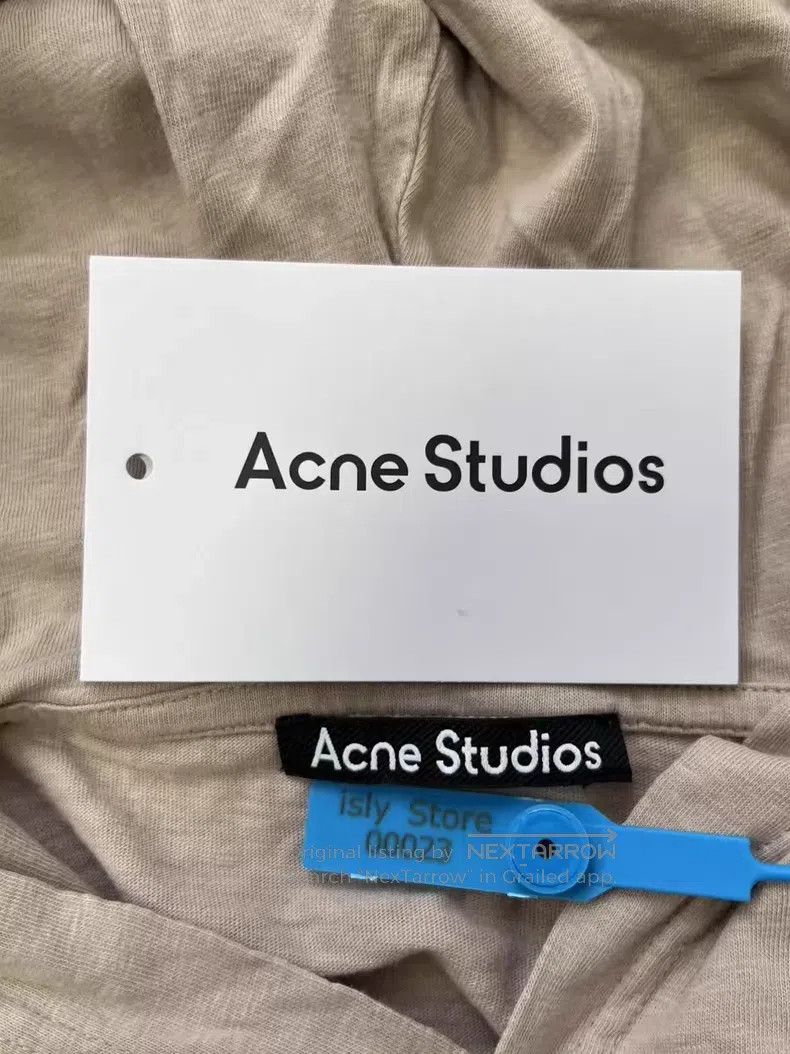 Acne Studios Acne Studios Smile Solid Color Hooded Long Sleeve T-Shirt Size US S / EU 44-46 / 1 - 4 Thumbnail
