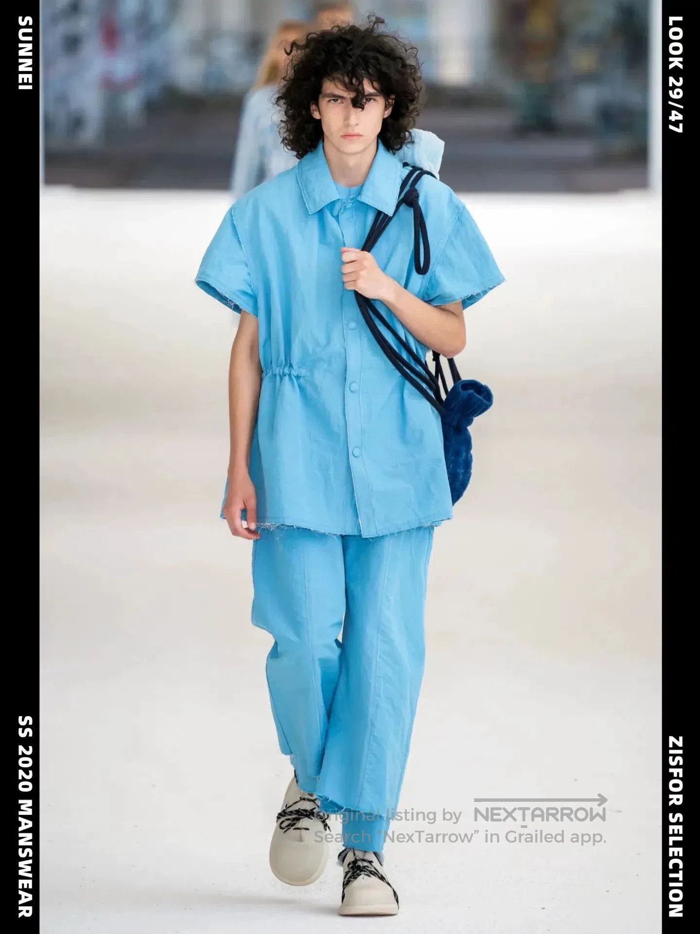 Sunnei Sunnei SS20 Light Blue Dress Shirt. Size S / US 4 / IT 40 - 1 Thumbnail