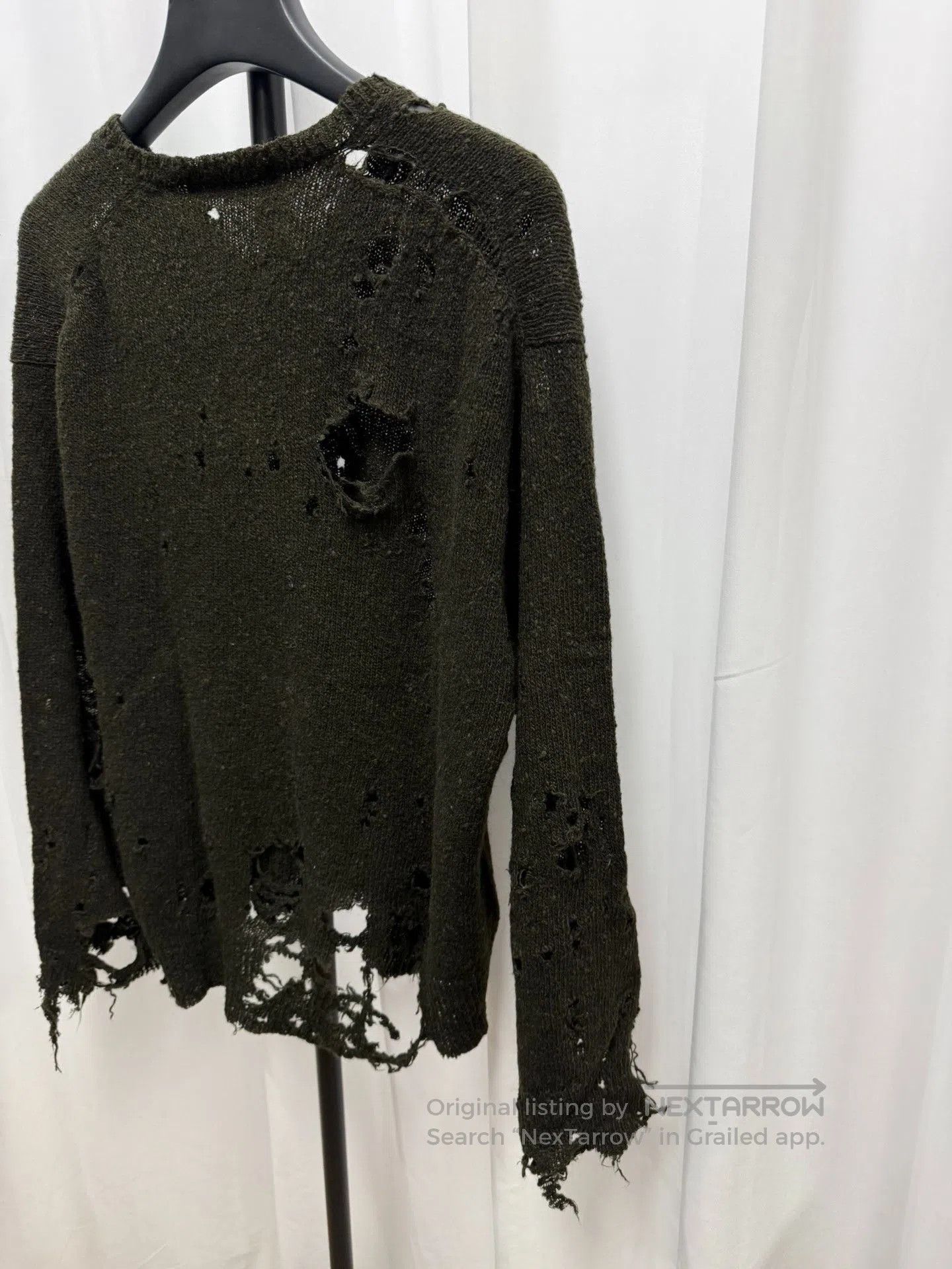 Comme des Garcons Homme Plus Comme des Garcons Homme 90s Distressed Sweater. Size US M / EU 48-50 / 2 - 8 Thumbnail