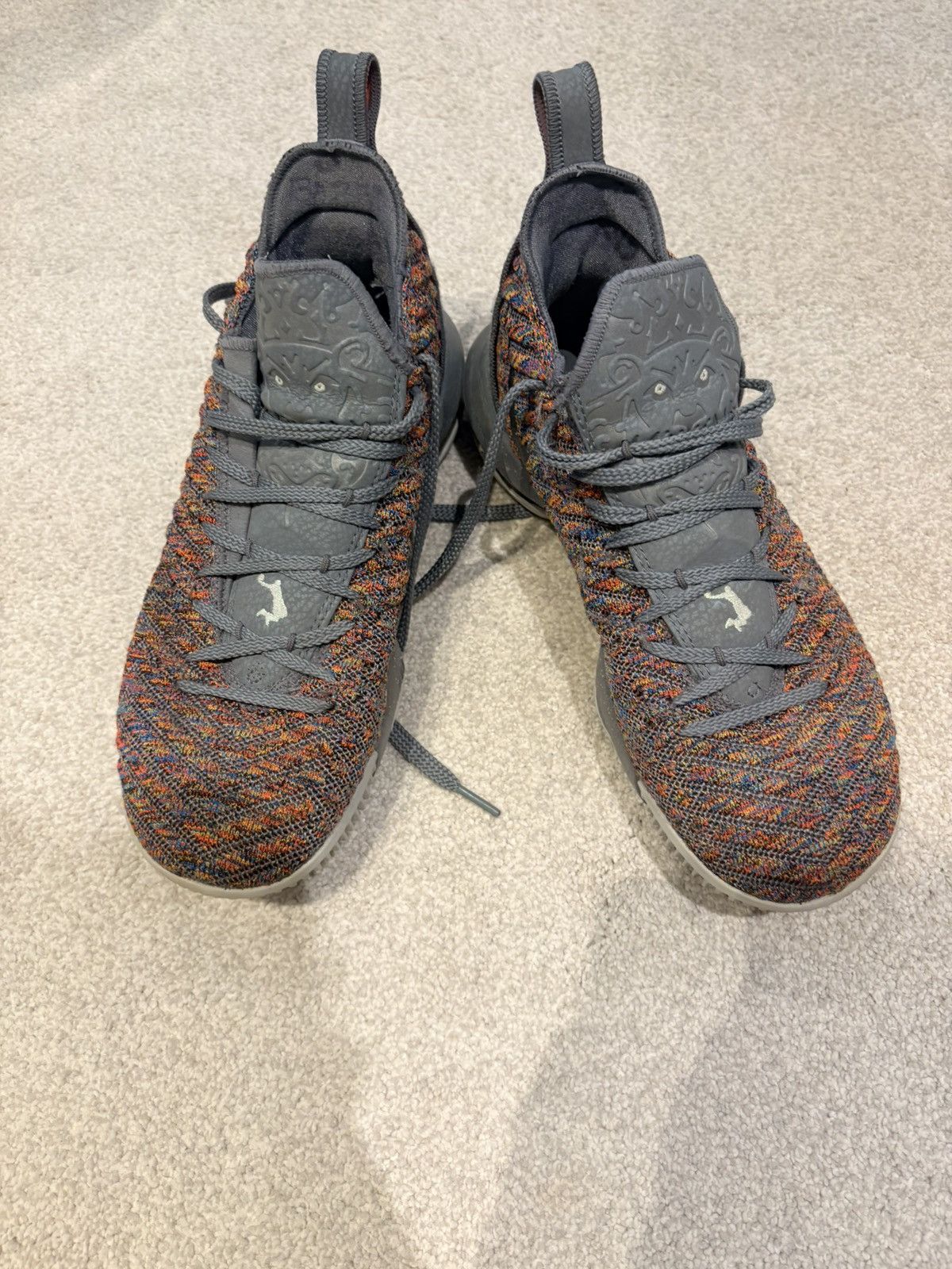 Jordan Brand Fruity Pebbled Lebron 16’s. Size US 8 / EU 41 - 3 Thumbnail