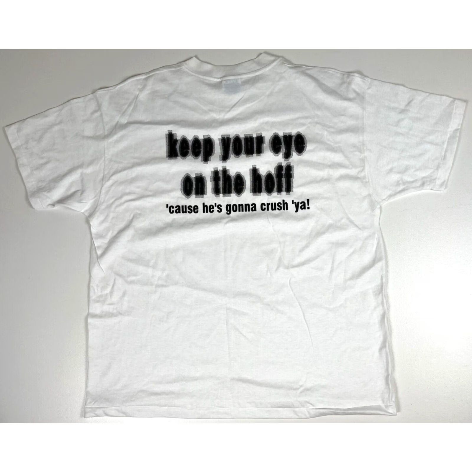 Hanes VINTAGE Men’s 1996 Hoff T-Shirt Hanes Heavyweight 50/50 Solid White XS? XL Size US XL / EU 56 / 4 - 2 Thumbnail