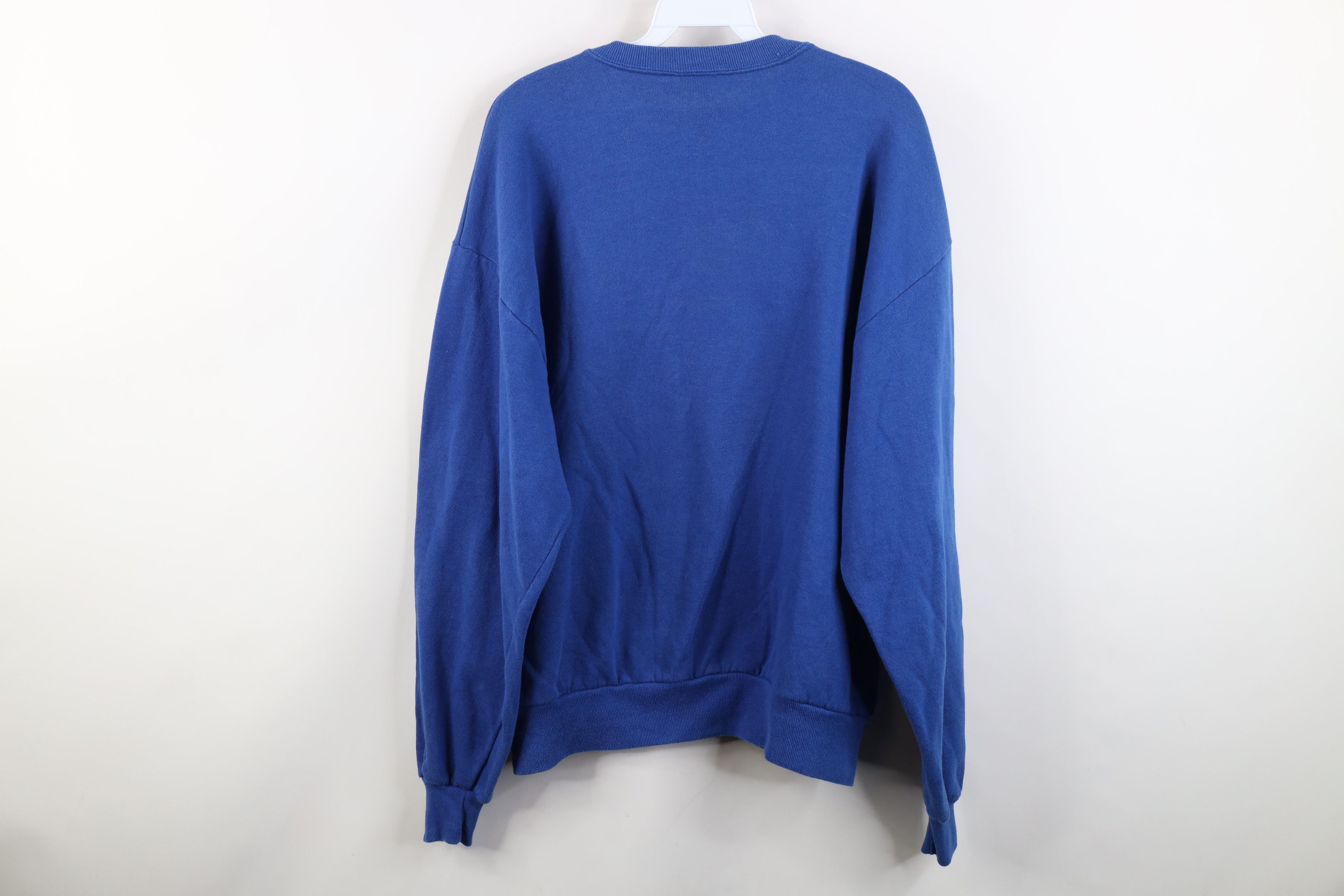Vintage Vintage 90s Cat Kitten Flag Stockings Crewneck Sweatshirt Size L / US 10 / IT 46 - 8 Thumbnail