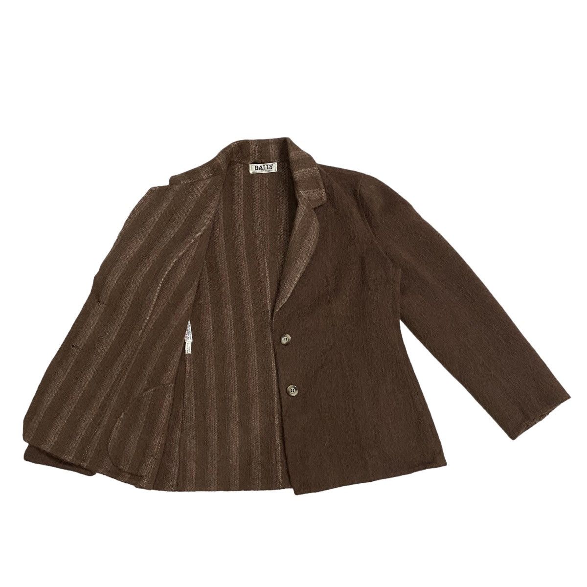 Bally × Vintage Bally wool blazer coat Size L / US 10 / IT 46 - 6 Thumbnail
