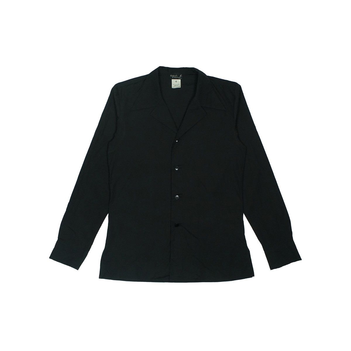 agnes b. *NoTariff Agnes B Open Collar LS Shirt Size US M / EU 48-50 / 2 - 1 Thumbnail