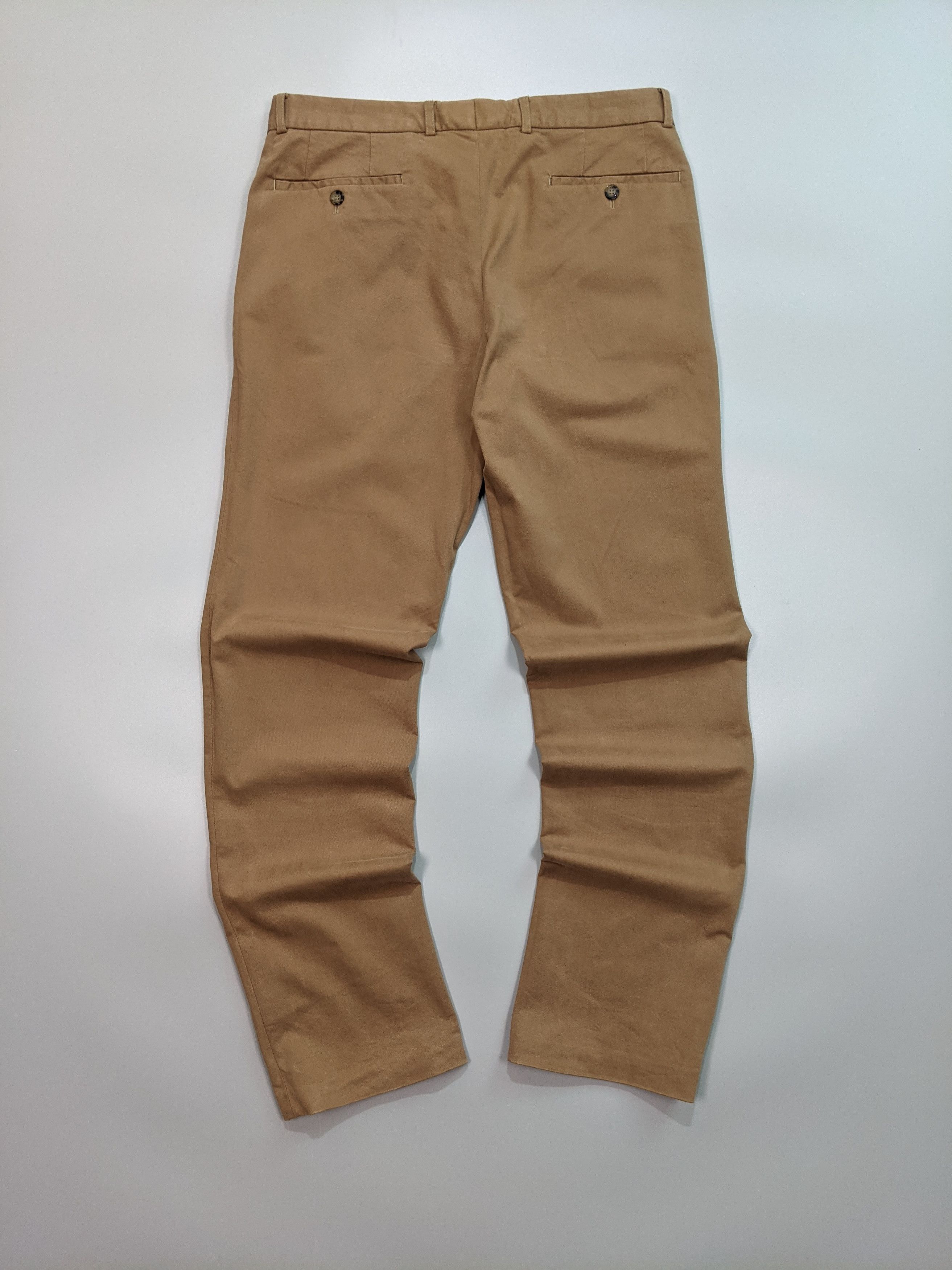 Burberry × Vintage VINTAGE BURBERRY LONDON Brown Dress Pants W32 L33 | 2000s Size US 32 / EU 48 - 4 Thumbnail