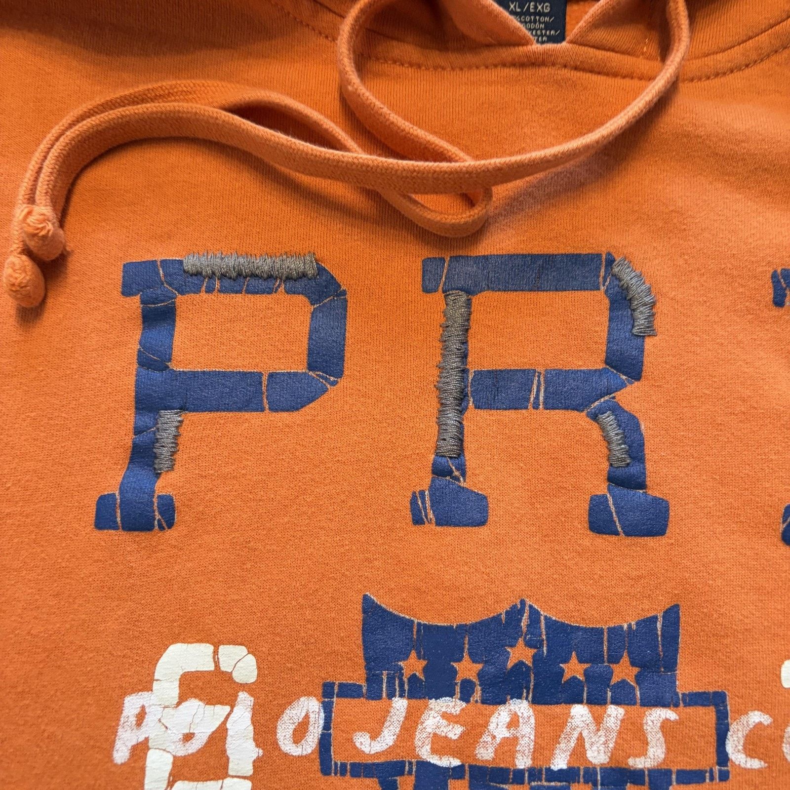 Polo Ralph Lauren Polo Jeans Company Hoodie Sweatshirt XL Orange PRL Shield Size US XL / EU 56 / 4 - 6 Thumbnail