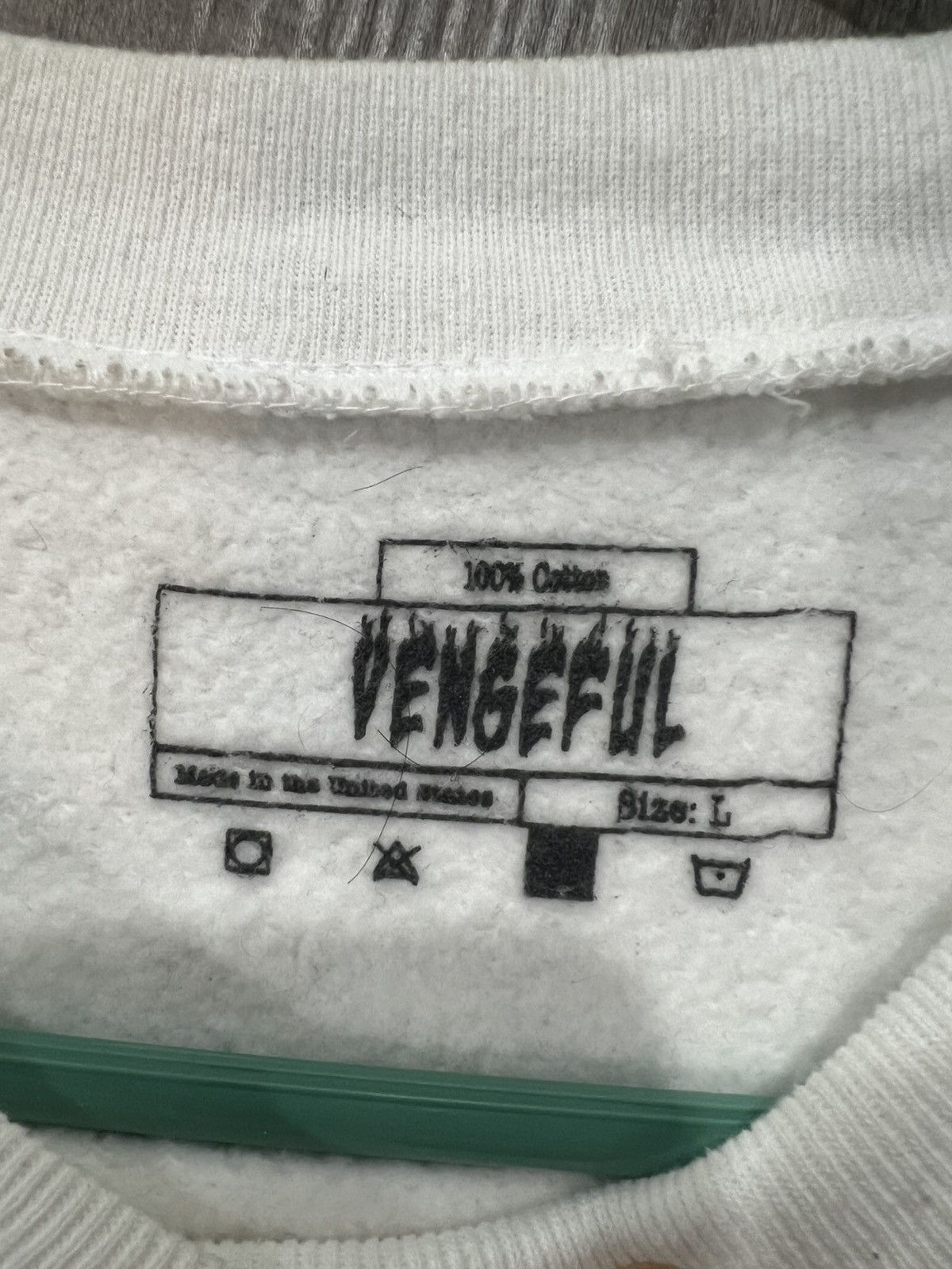 Vengeful Detroit Lions VENGEFUL - Renaissance Crewneck - L - White Size US L / EU 52-54 / 3 - 6 Thumbnail