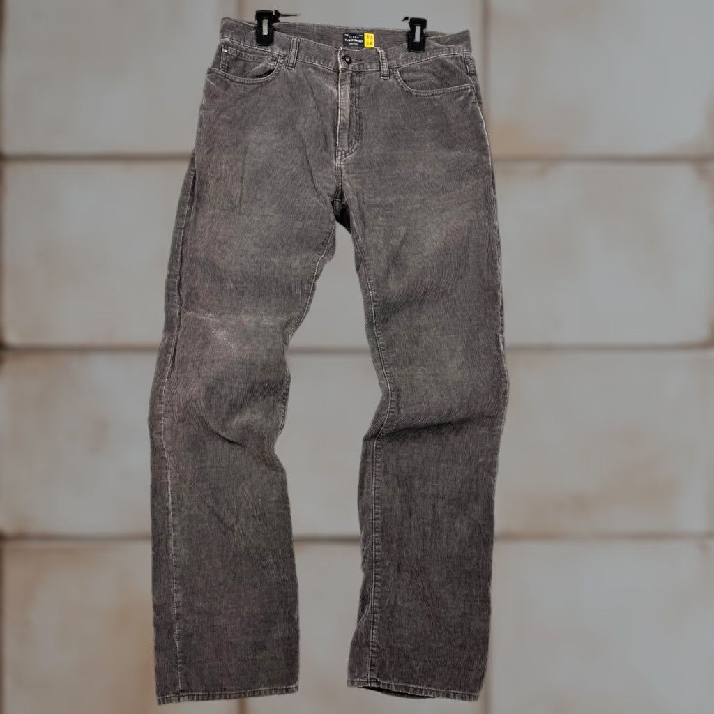 J.Crew J. Crew Men’s 32x34 Gray Slim Straight Corduroy Chino Pants Casual Preppy Size US 32 / EU 48 - 1 Thumbnail