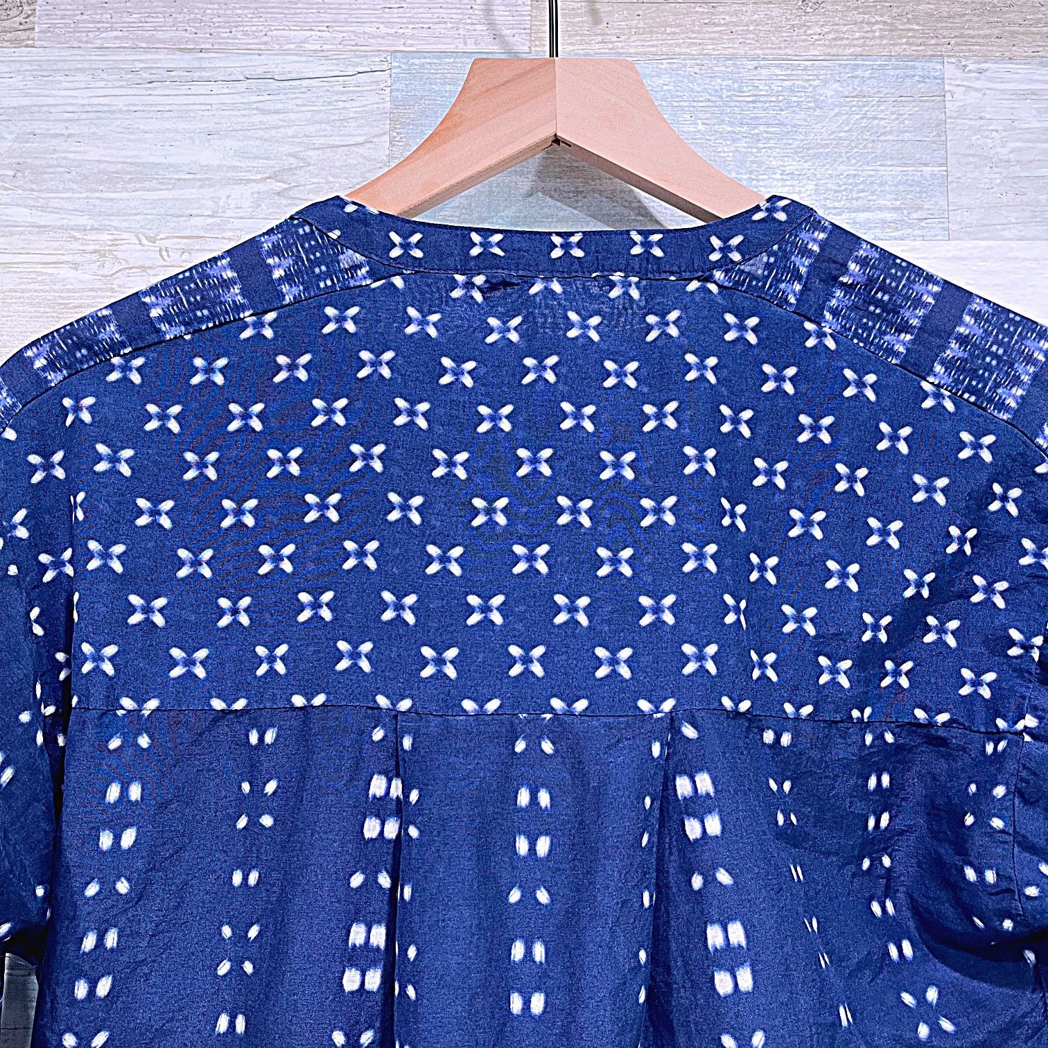 Athleta ATHLETA Swim Ikat Kaftan Cover Up Blue Womens XS Size XS / US 0-2 / IT 36-38 - 4 Thumbnail