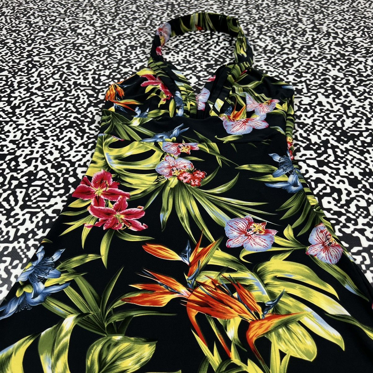 Dolce & Gabbana Vintage 00s Dolce Gabbana Summer Floral Y2K Style Midi Dress Size S / US 4 / IT 40 - 5 Thumbnail