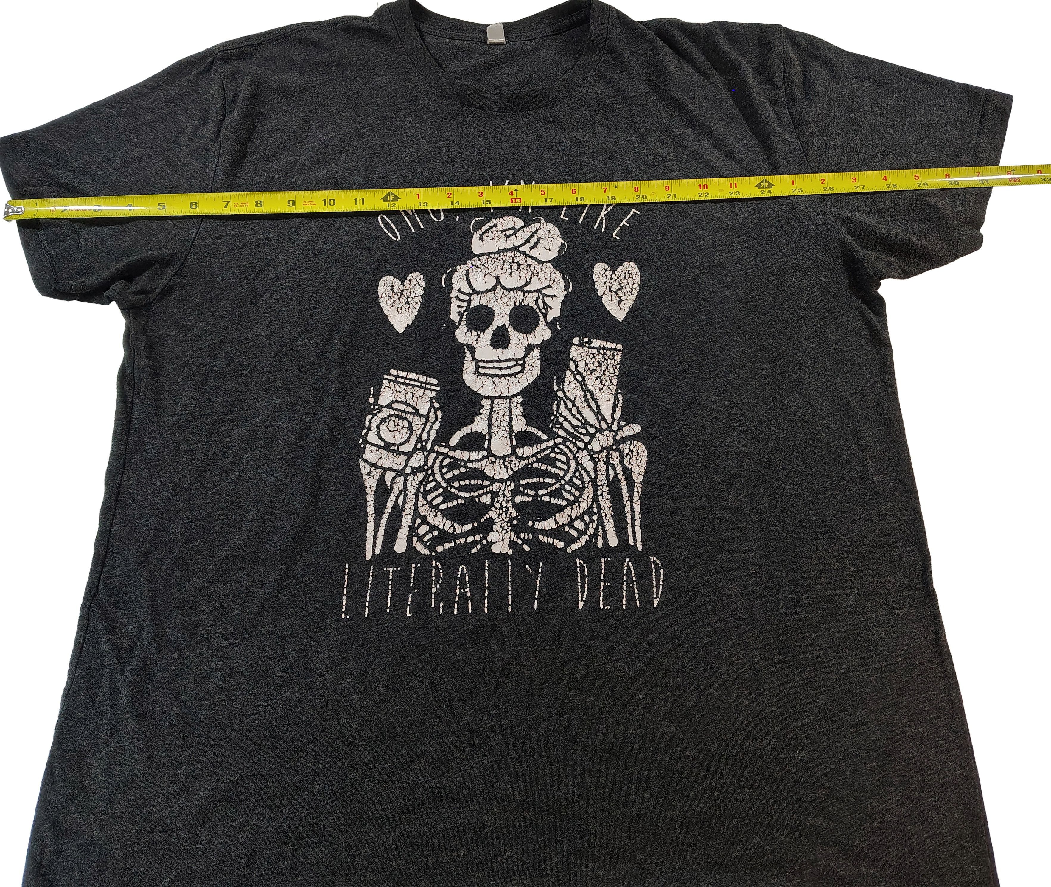 Next Level Apparel Women's XL OMG I'm Like Literally Dead Coffee Mom T-Shirt Size XL / US 12-14 / IT 48-50 - 5 Thumbnail