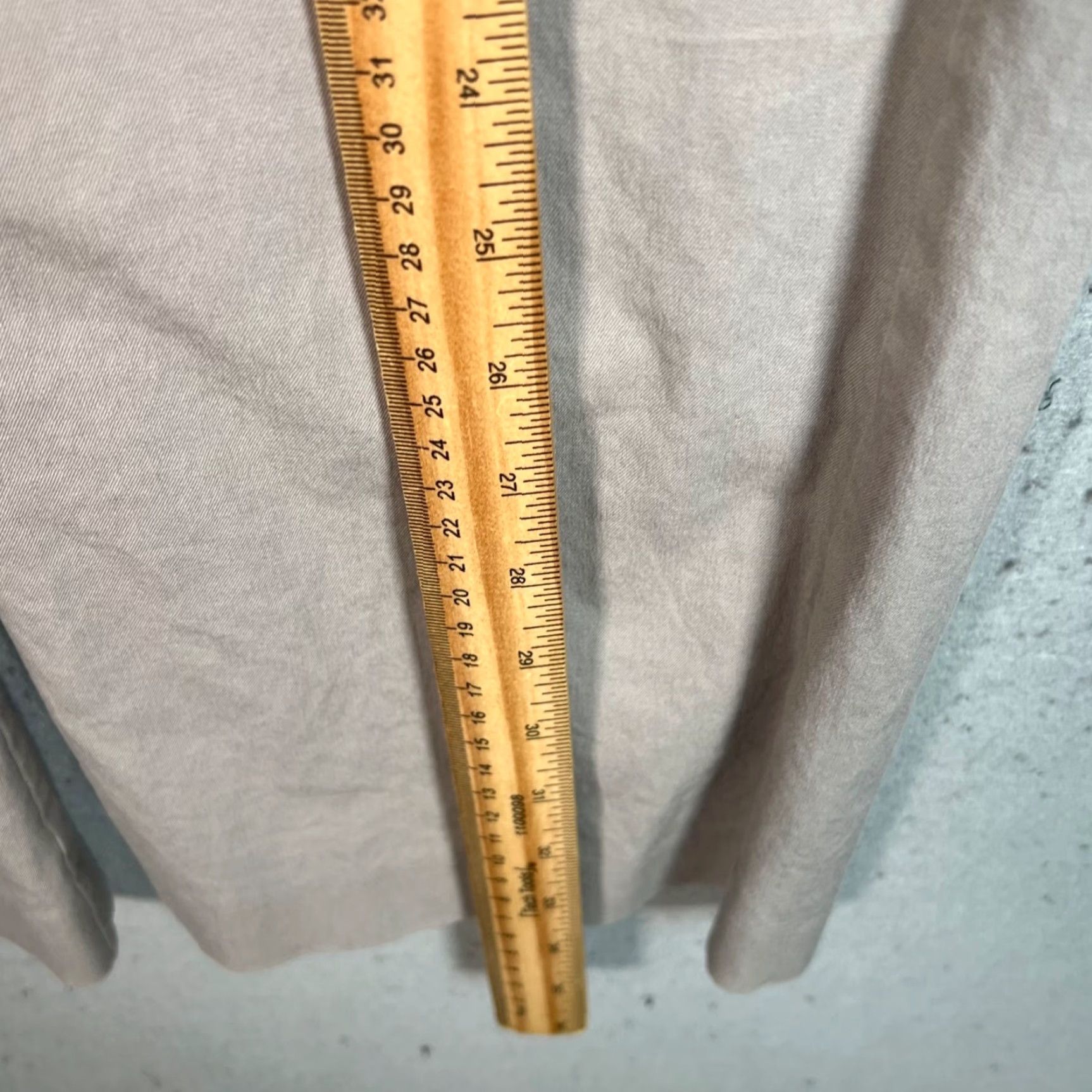 Eileen Fisher VINTAGE Eileen Fisher Pants Cropped Straight Leg 6 Gray Organic Cotton Blend Womens Size 6 Stretch Cropped 23in Inseam Womens Size 28" / US 6 / IT 42 - 6 Thumbnail