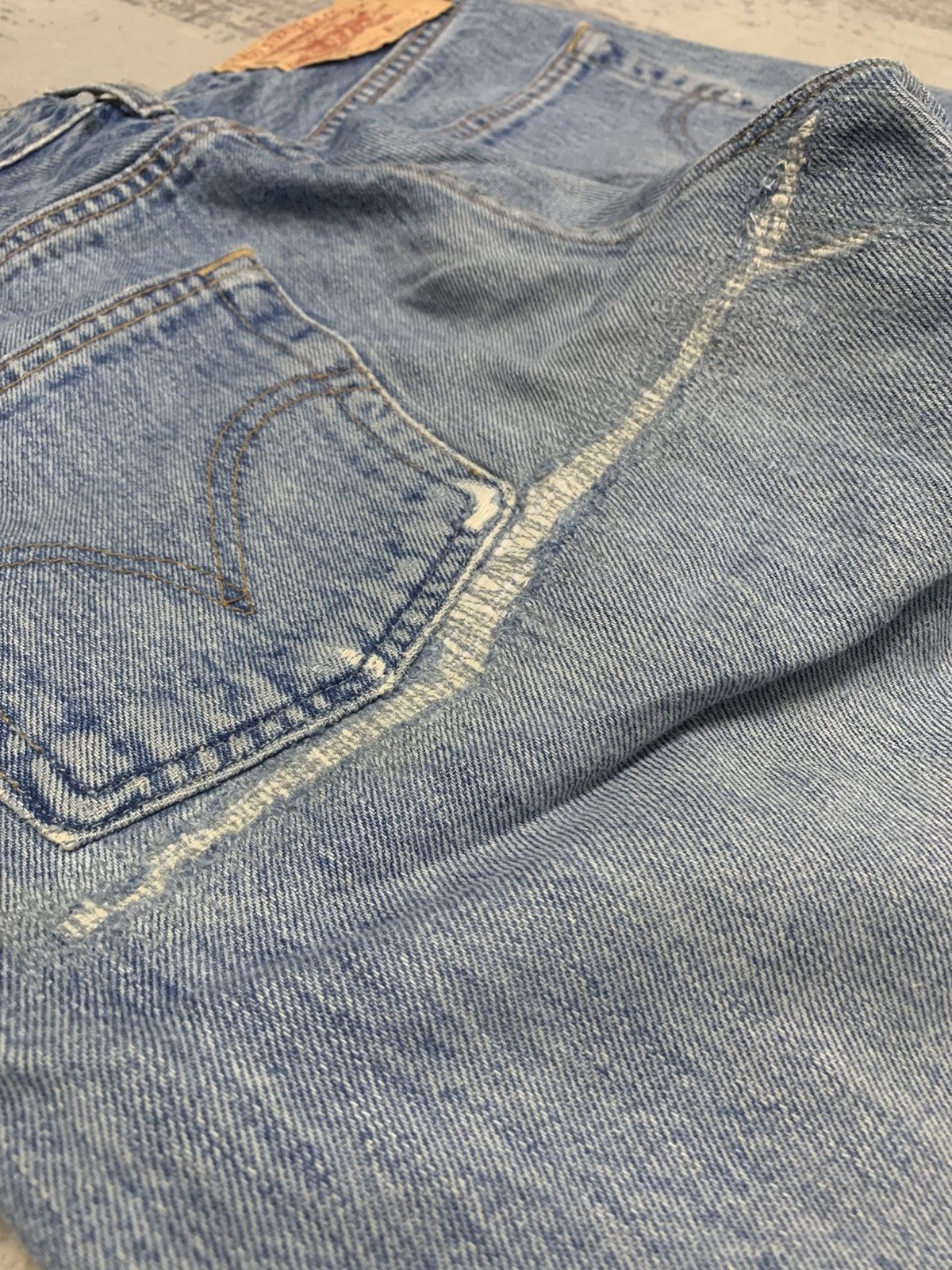 Levi's Vintage Y2K Levis 501 Repaired Denim Jeans W28 Size US 28 / EU 44 - 10 Thumbnail