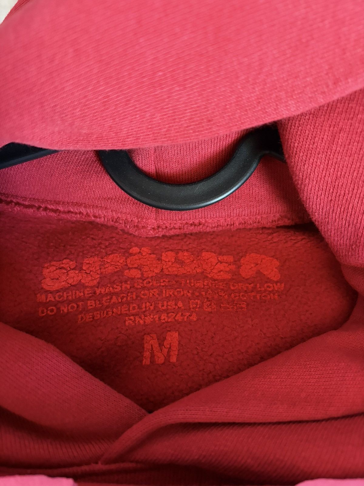 Sp5der Sp5der/Spider angel hoodie red Size US M / EU 48-50 / 2 - 2 Thumbnail