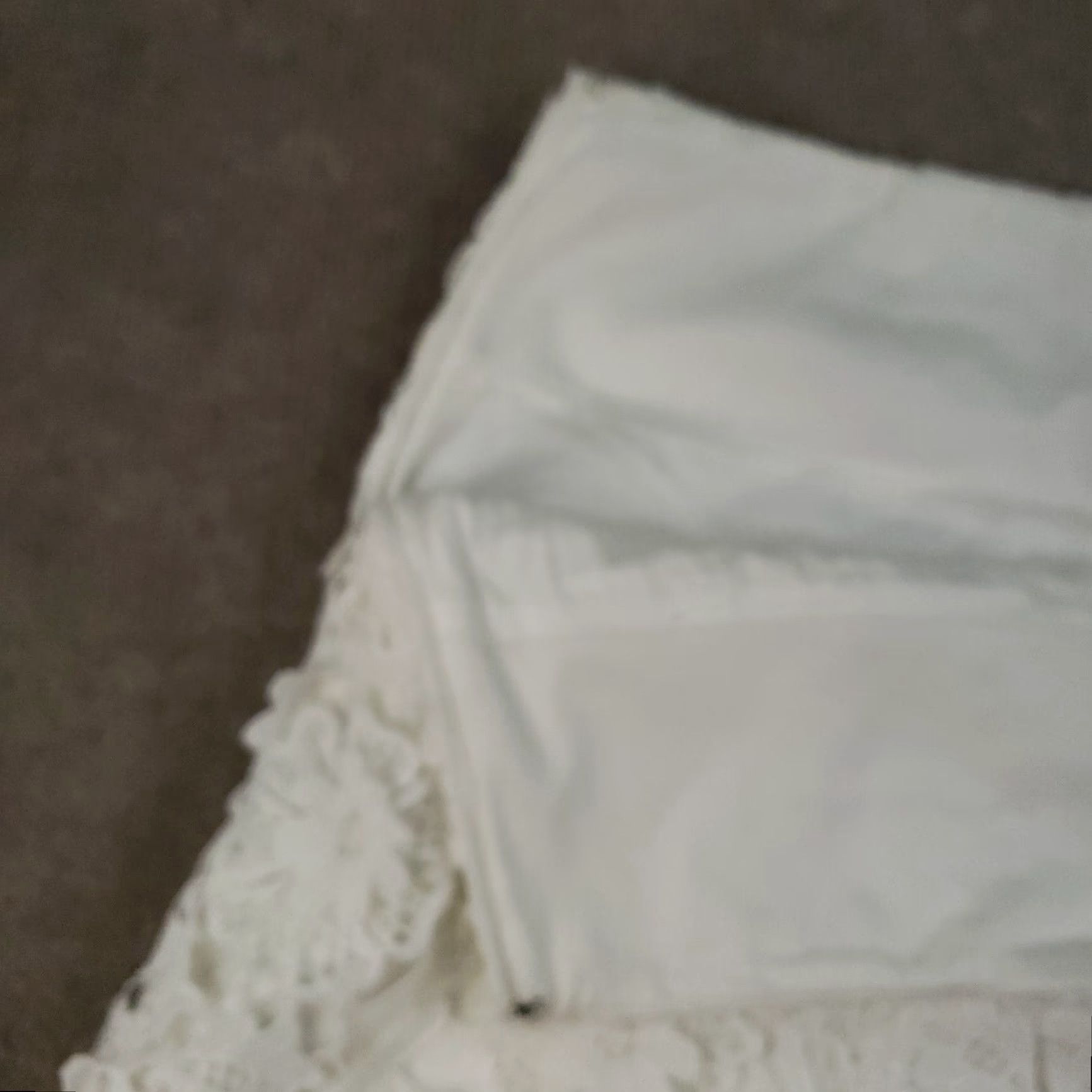 J.McLaughlin J. McLaughlin Skirt Womens Size 8 White Short Lined Zip Crochet Doily Casual A-Line Front Size 30" / US 8 / IT 44 - 7 Thumbnail