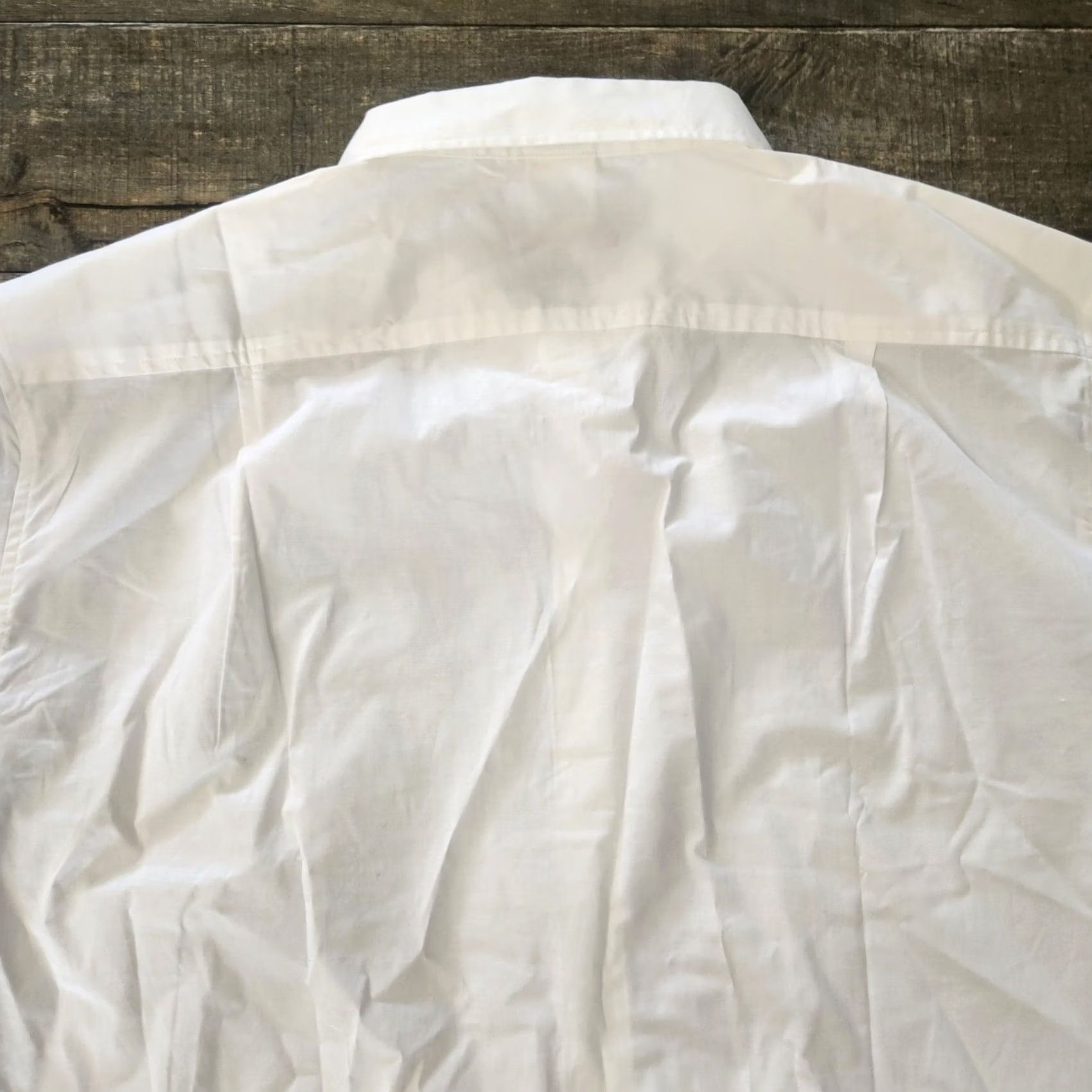 Vintage Tesla Automotive Dress Shirt Button Up Mens 2XL White Regular Spread Collar Button-Front Logo Embroidered Cars Size 48R - 6 Thumbnail