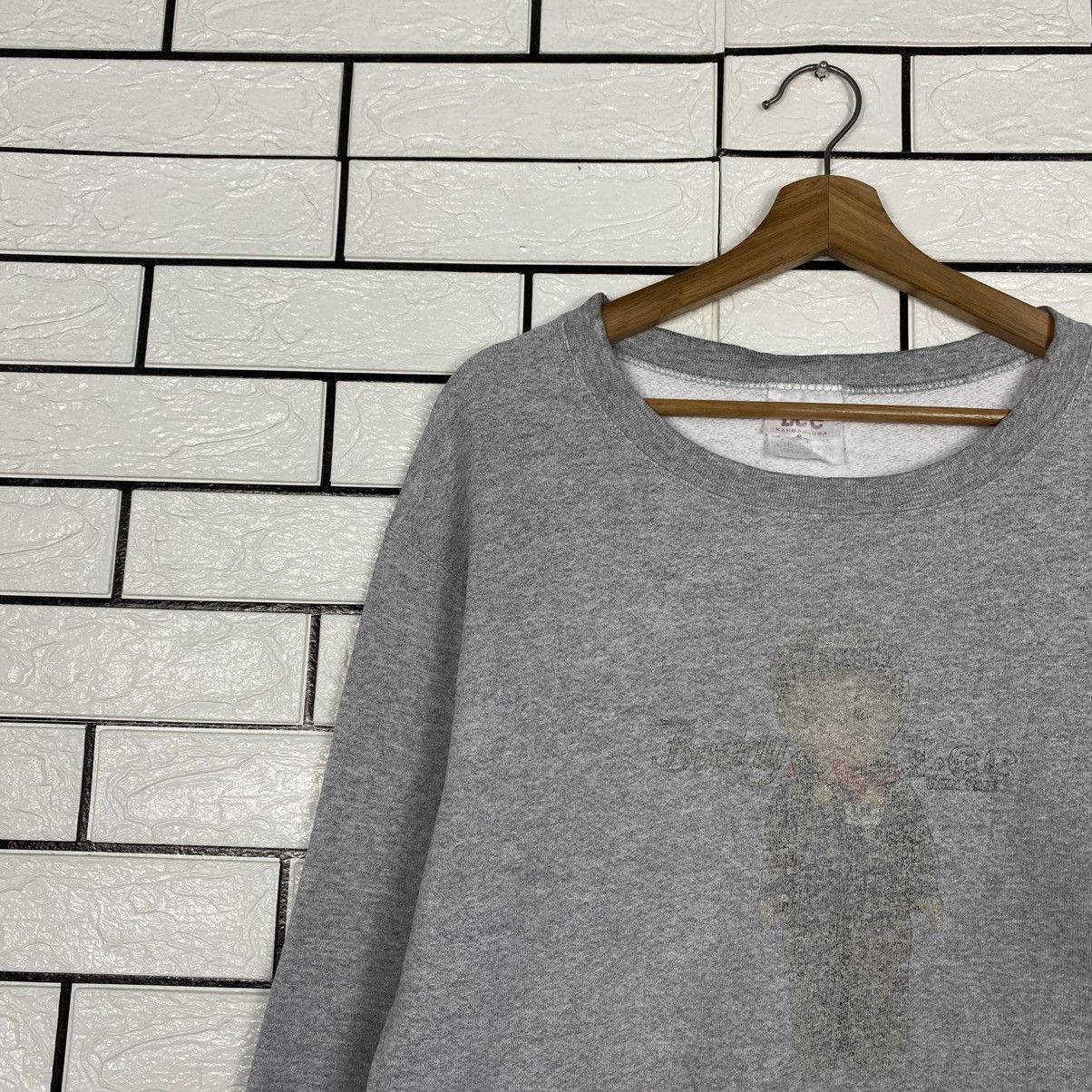 Japanese Brand 📌Vintage Lee Sweatshirt Made in Usa Bear Faded Design Size US M / EU 48-50 / 2 - 8 Thumbnail