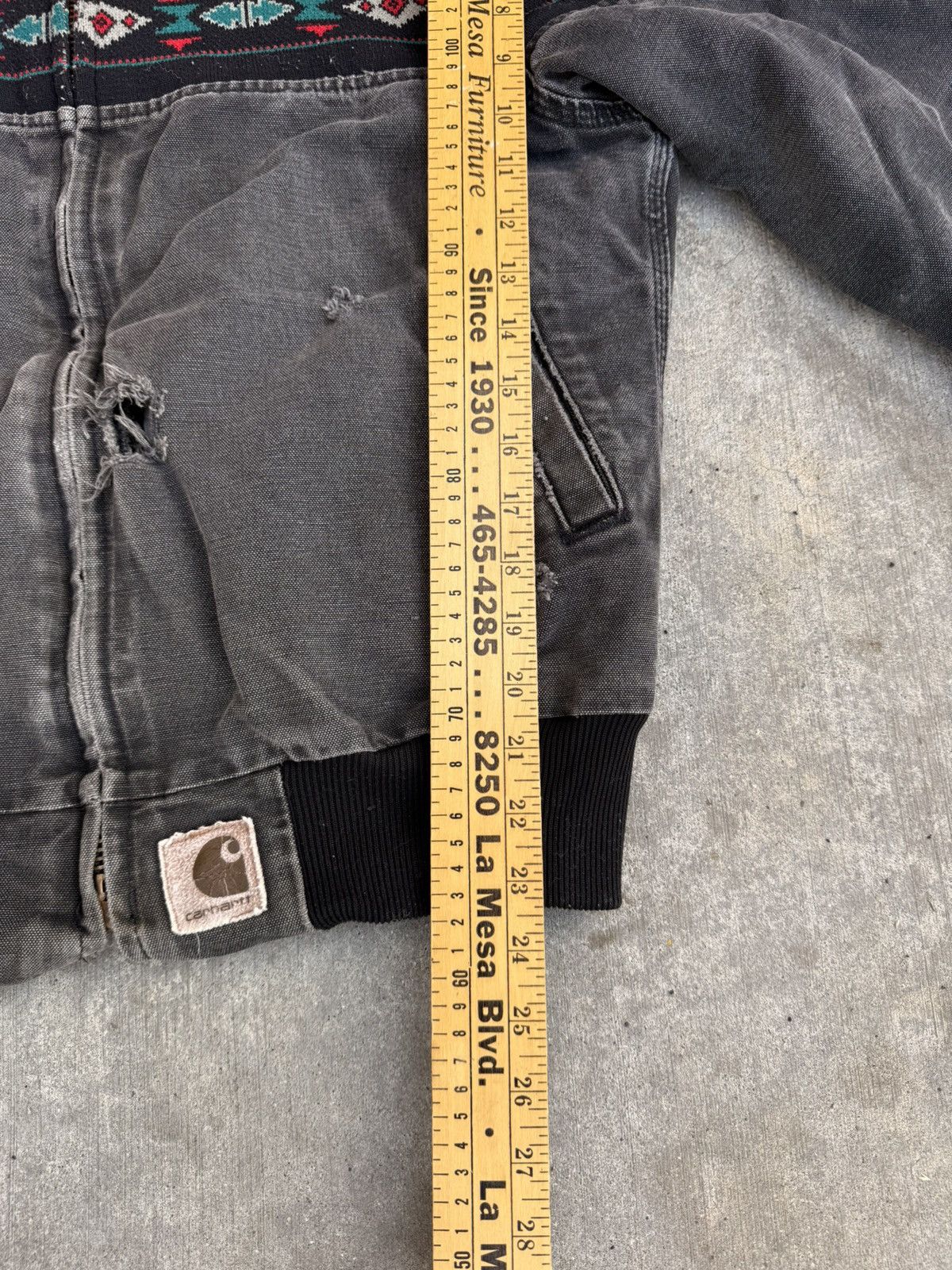 Carhartt Vintage 90s Carhartt Aztec Jacket Size US S / EU 44-46 / 1 - 5 Thumbnail
