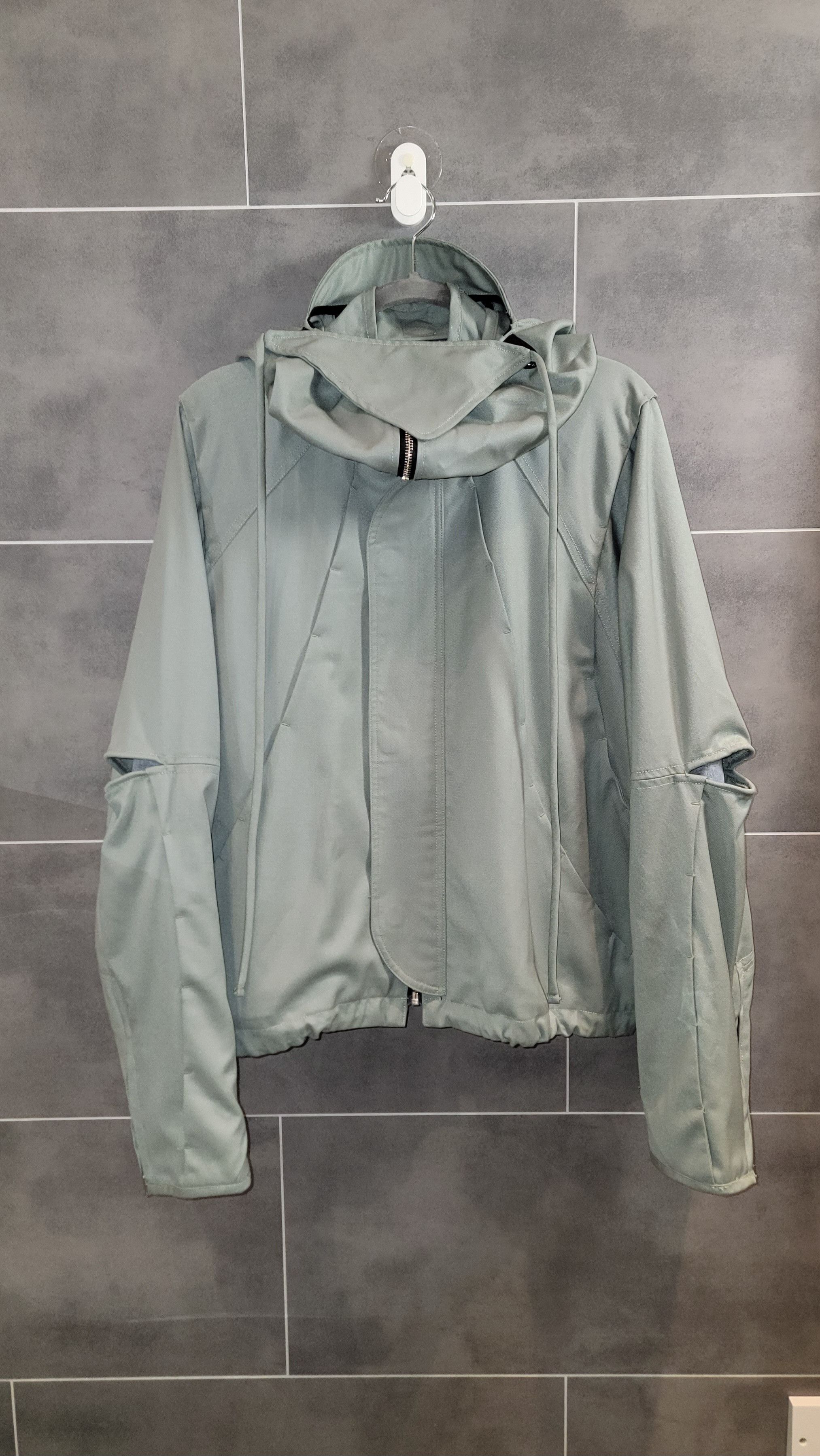 FFFPOSTALSERVICE S/S23 Hooded Parachute Bomber V1(Tokyo Green) Size US L / EU 52-54 / 3 - 4 Thumbnail
