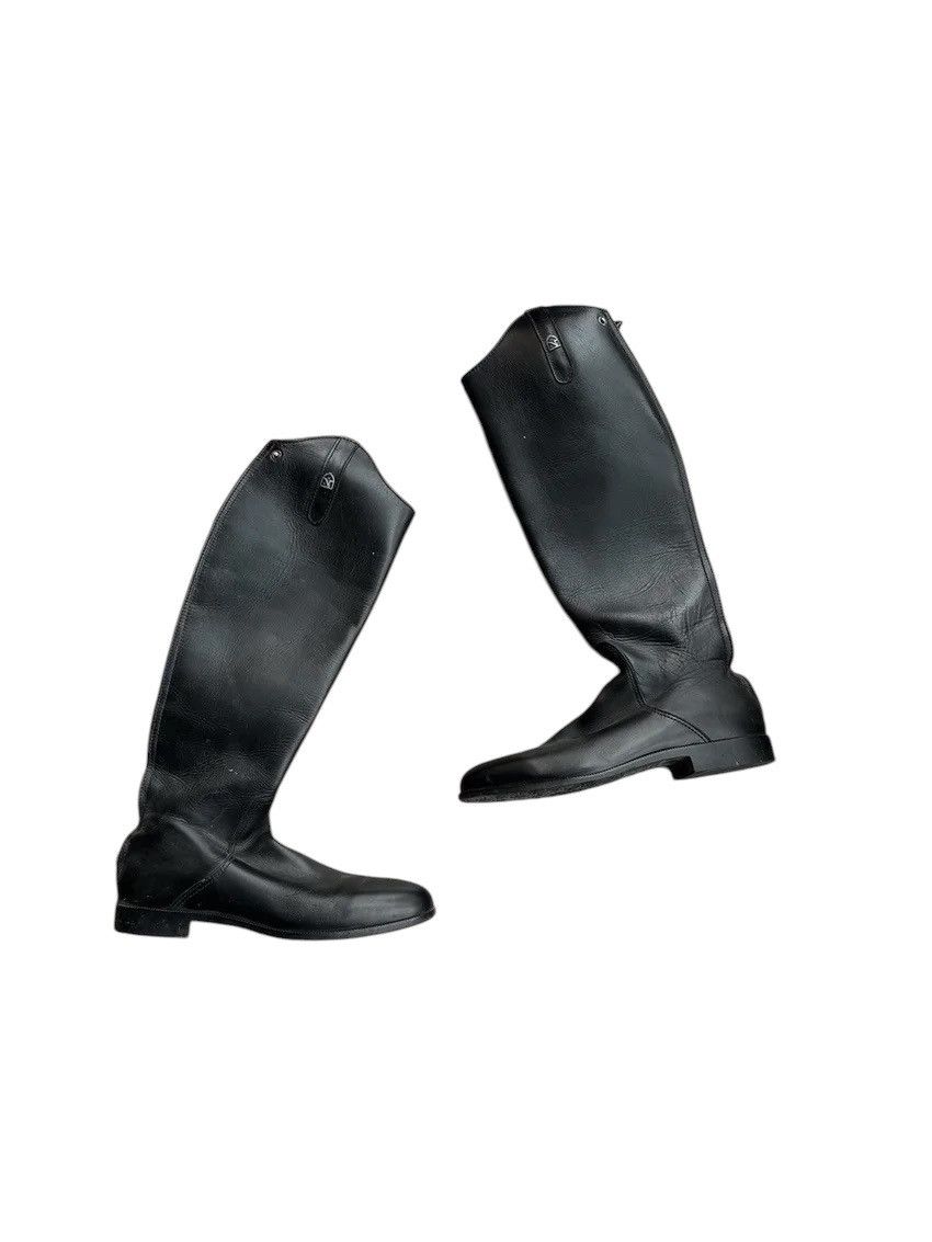 Vintage VTG Veltheim Rancher black Leather Tall Riding Boots Size US 8 / IT 38 - 1 Thumbnail