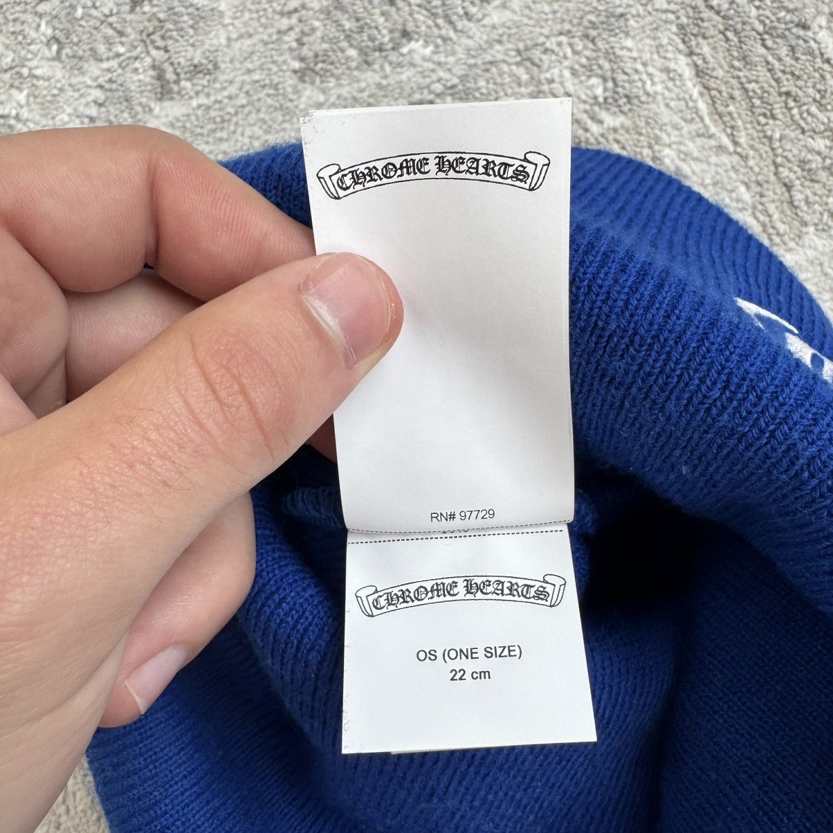 Chrome Hearts Ch embroidered logo beanie Size ONE SIZE - 10 Thumbnail
