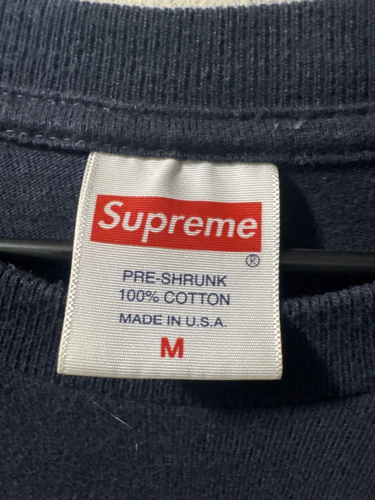 Supreme Supreme Necklace Tee Navy Size US M / EU 48-50 / 2 - 2 Thumbnail