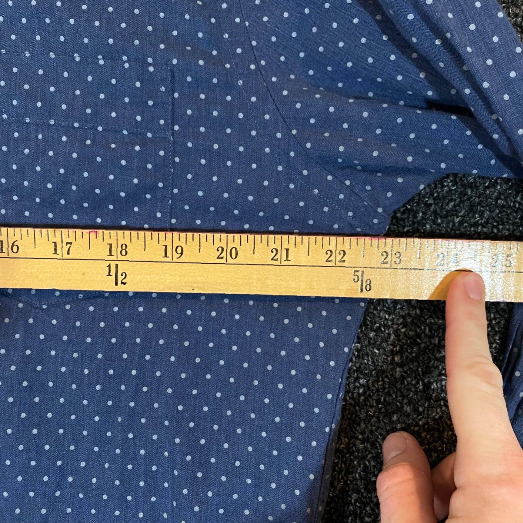 Rodd & Gunn Rodd & Gunn Shirt Mens Large Blue Polka Dot Button Up Outdoors L/S Italy Woven Size US L / EU 52-54 / 3 - 5 Thumbnail
